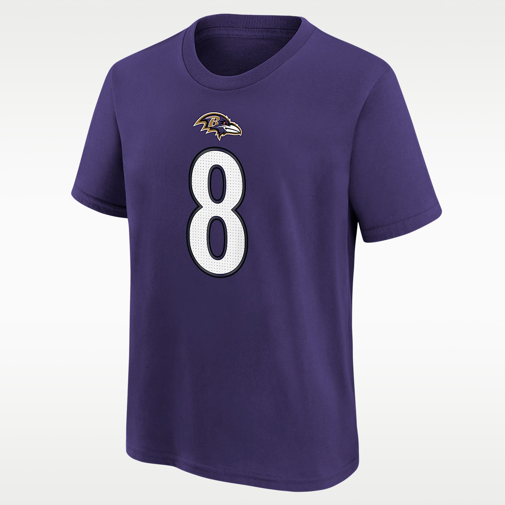 Lamar Jackson Baltimore Ravens Big Kids' Short-Sleeve T-Shirt