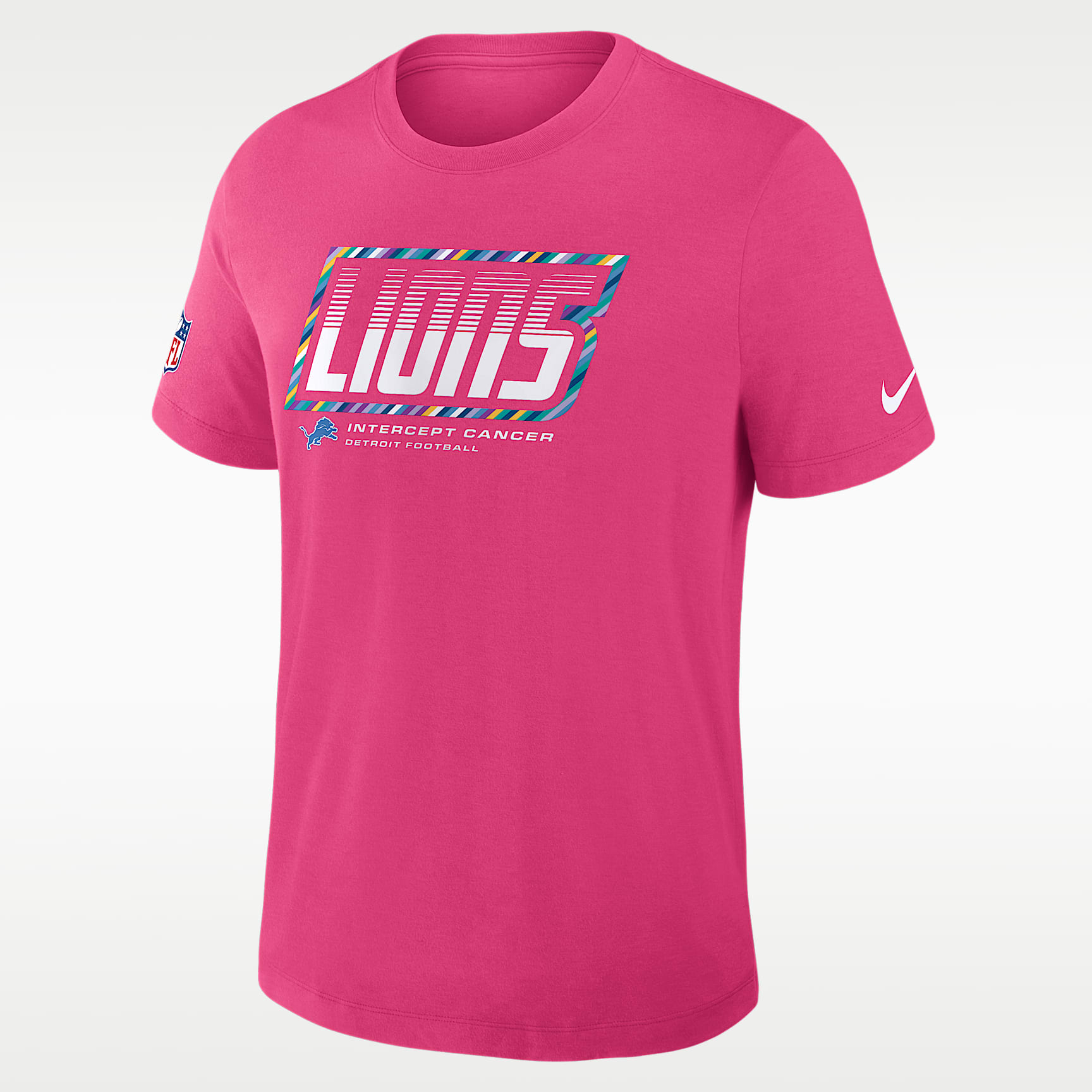 Detroit Lions Crucial Catch Sideline Men's Nike Dri-FIT NFL T-Shirt