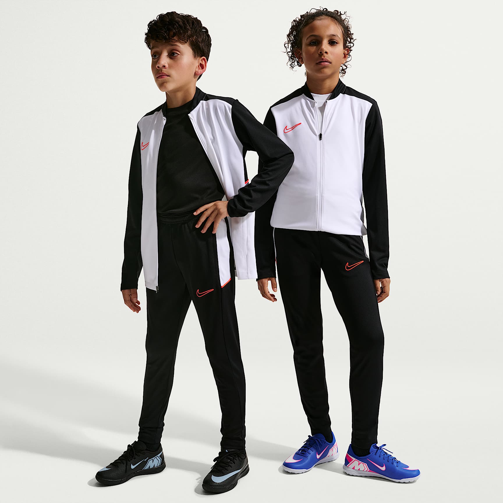 Stickad fotbollstracksuit Nike Academy Dri-FIT för ungdom