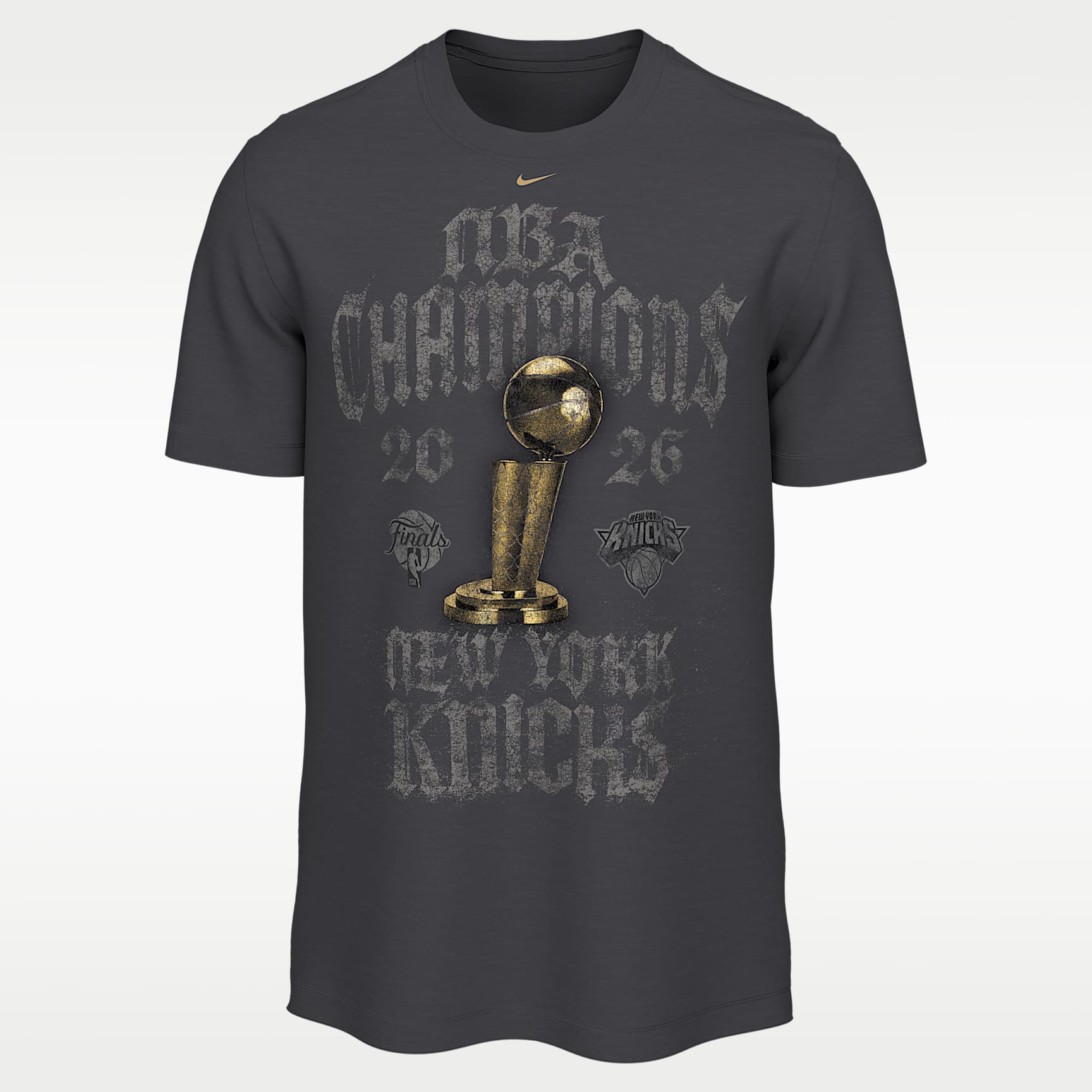 New York Knicks 2025-26 NBA Champions Nike Basketball Locker Room T-Shirt