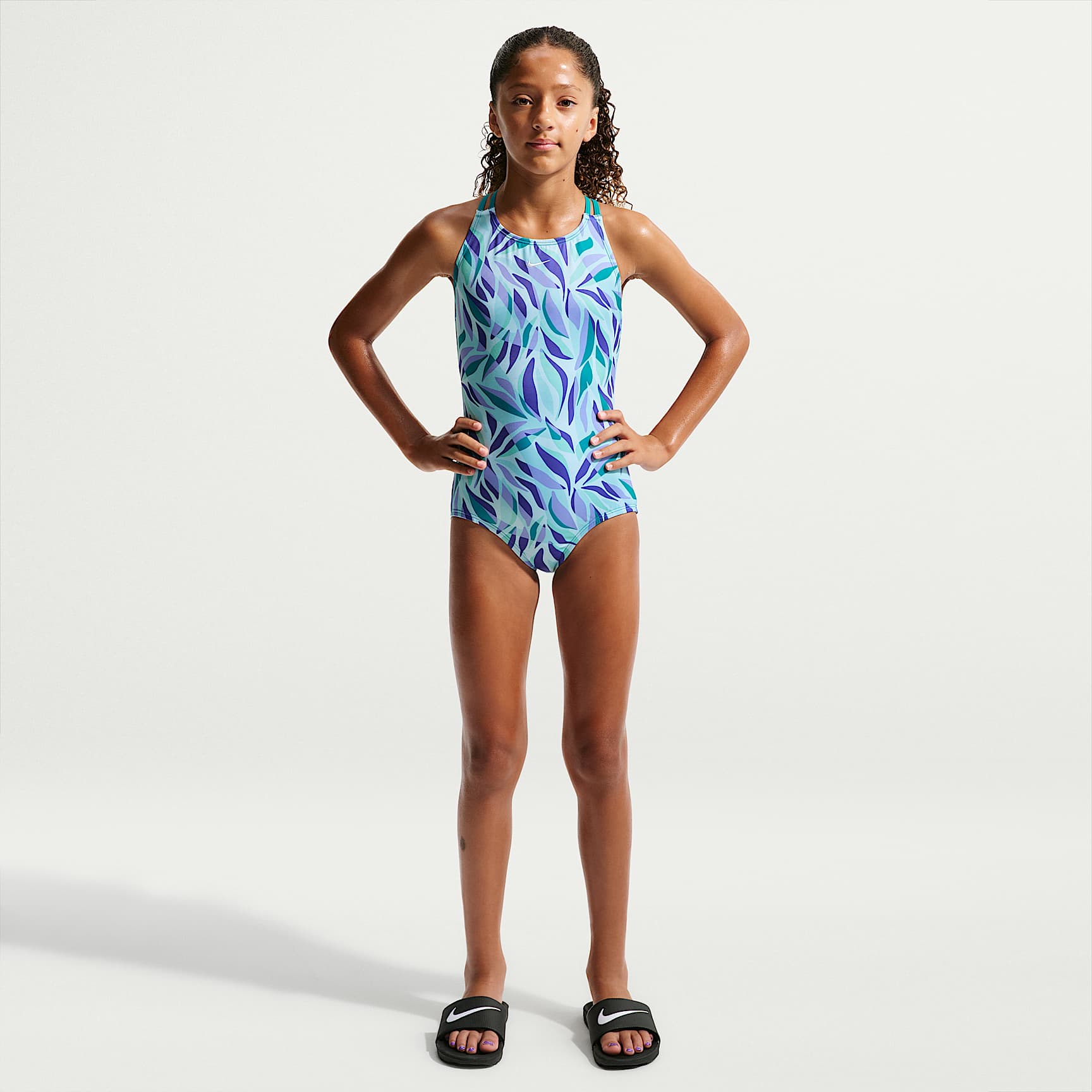 Nike Swim Big Kids' (Girls') Spiderback One Piece