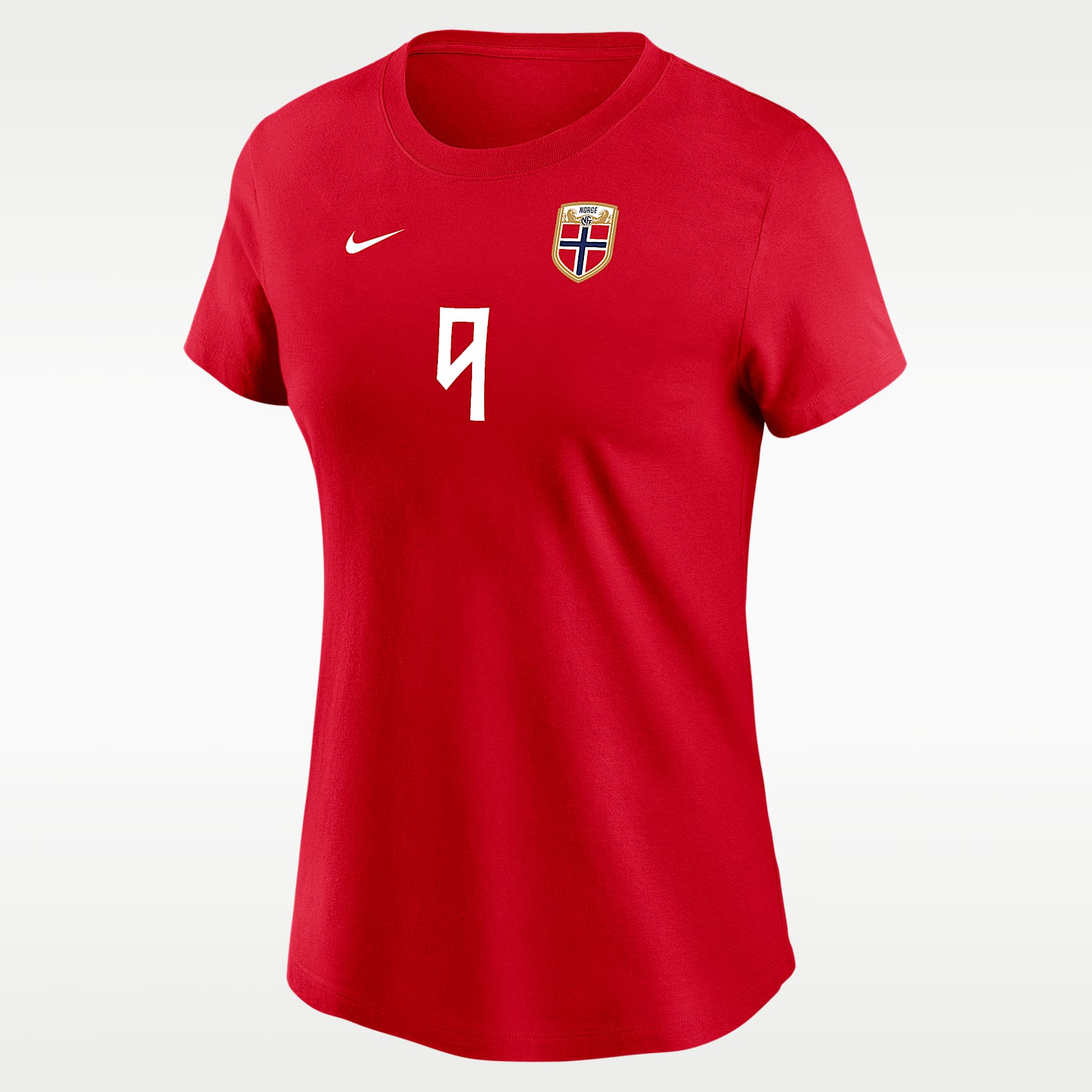 Erling Haaland Norway Women's Nike Soccer T-Shirt
