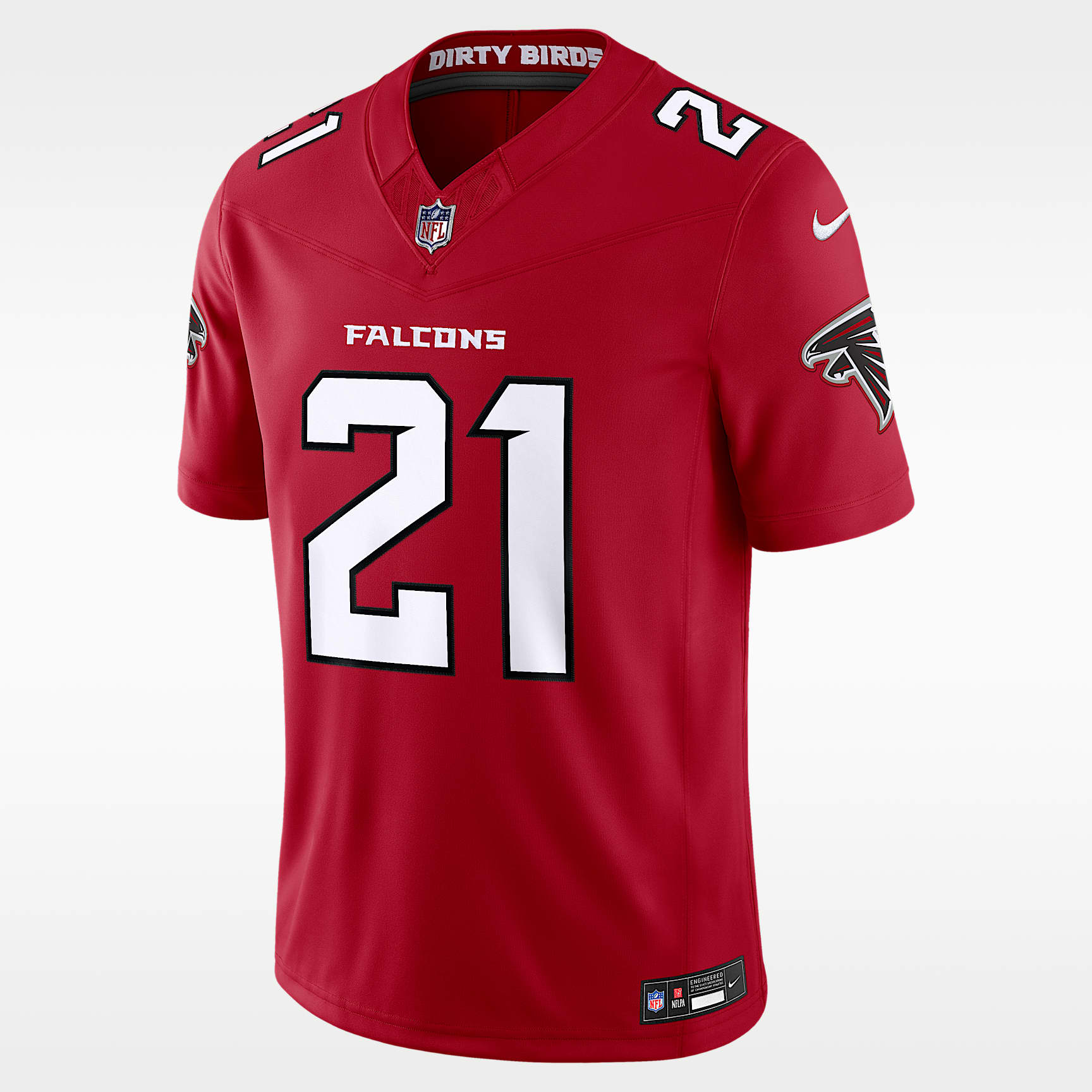 Deion Sanders Atlanta Falcons Retired Men's Nike Dri-FIT NFL Limited Jersey