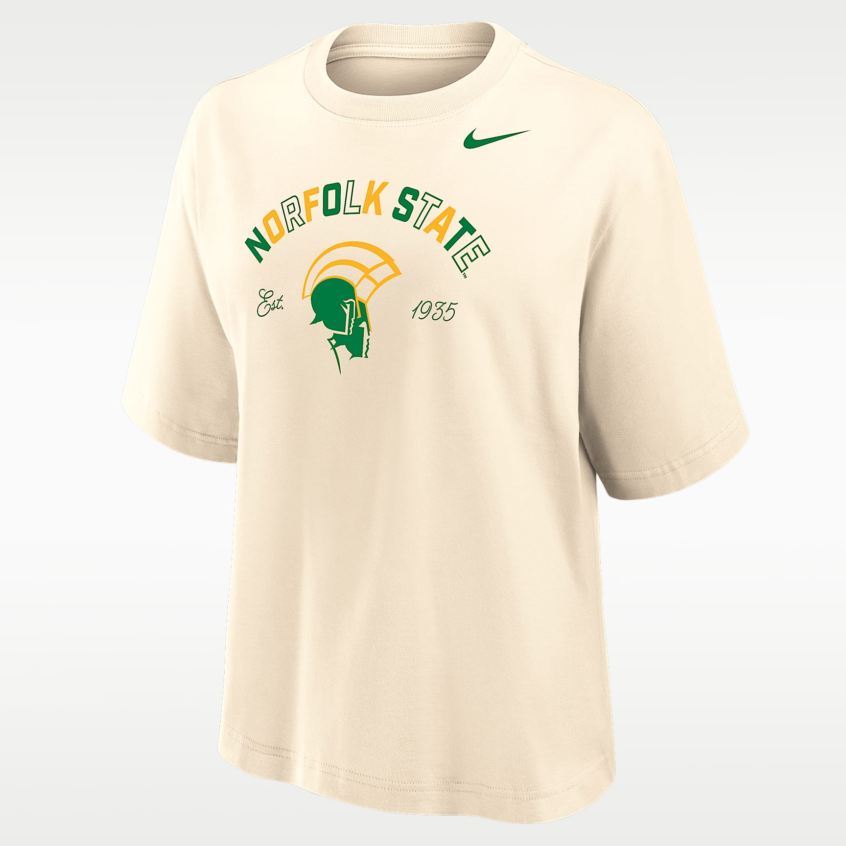 Nike College (Norfolk State University) Women's Boxy Cotton T-Shirt