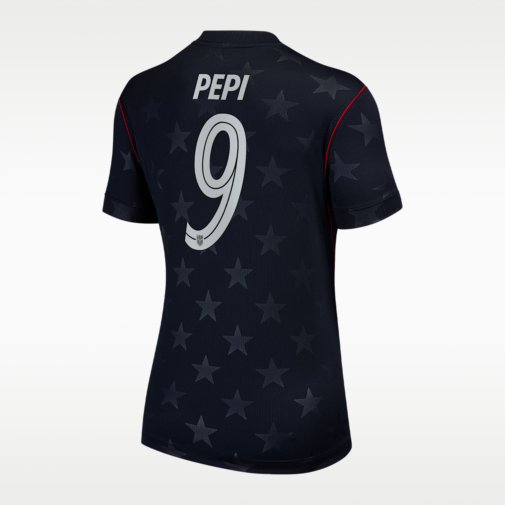 Jersey de futbol Nike Dri-FIT de Ricardo Pepi del USMNT visitante 2026 Stadium para mujer