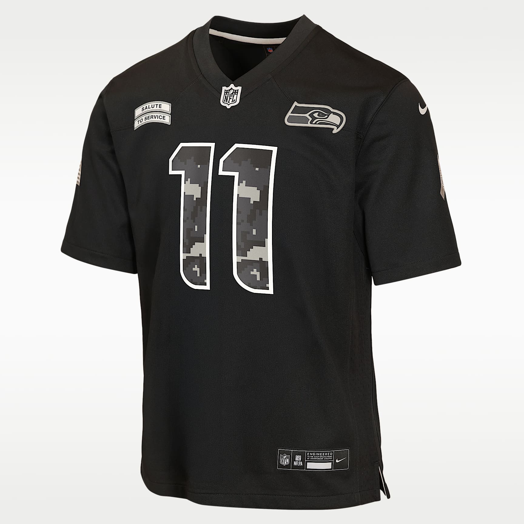Jaxon Smith-Njigba Seattle Seahawks Salute to Service Big Kids' Nike NFL Game Jersey