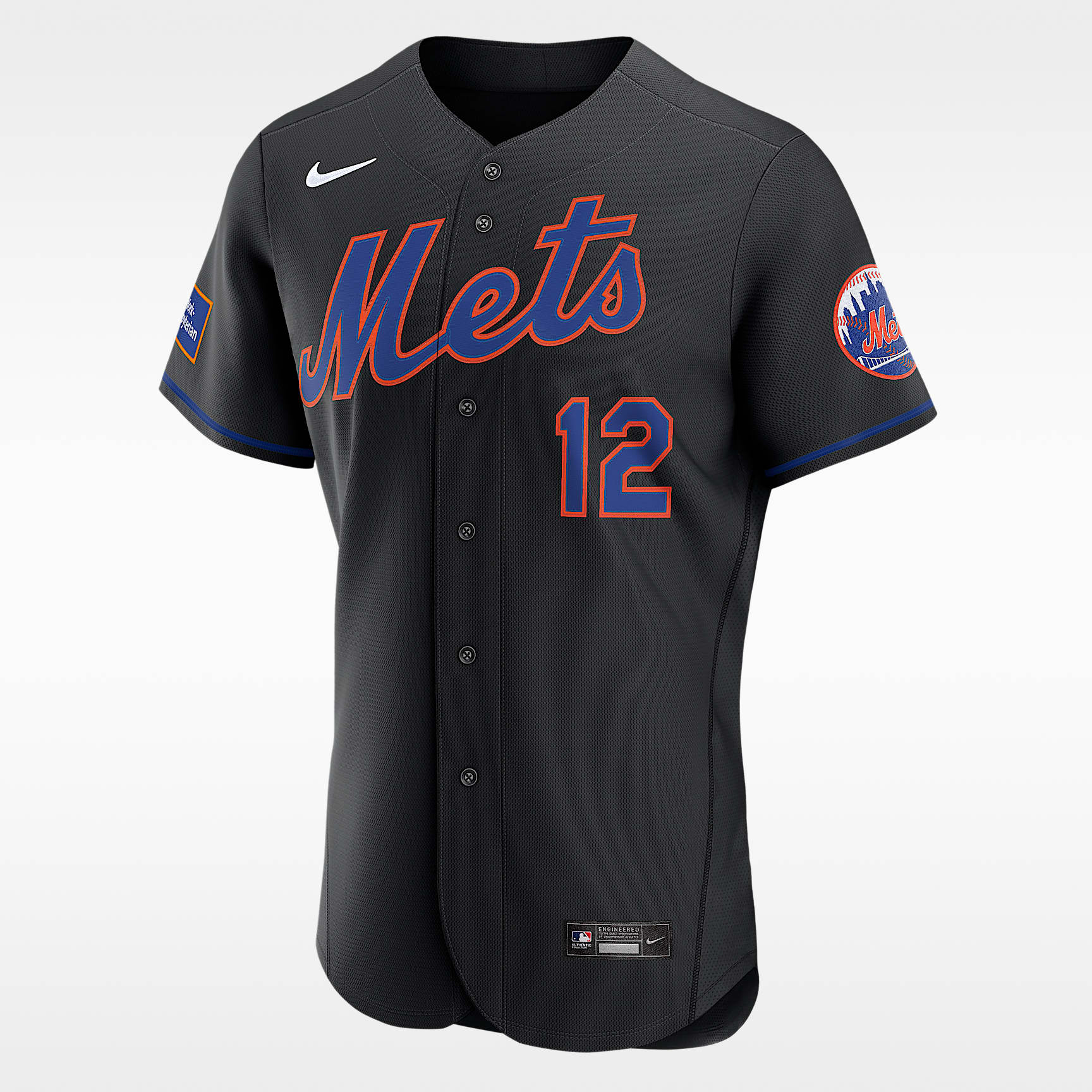 Francisco Lindor New York Mets Men's Nike MLB Authentic Jersey