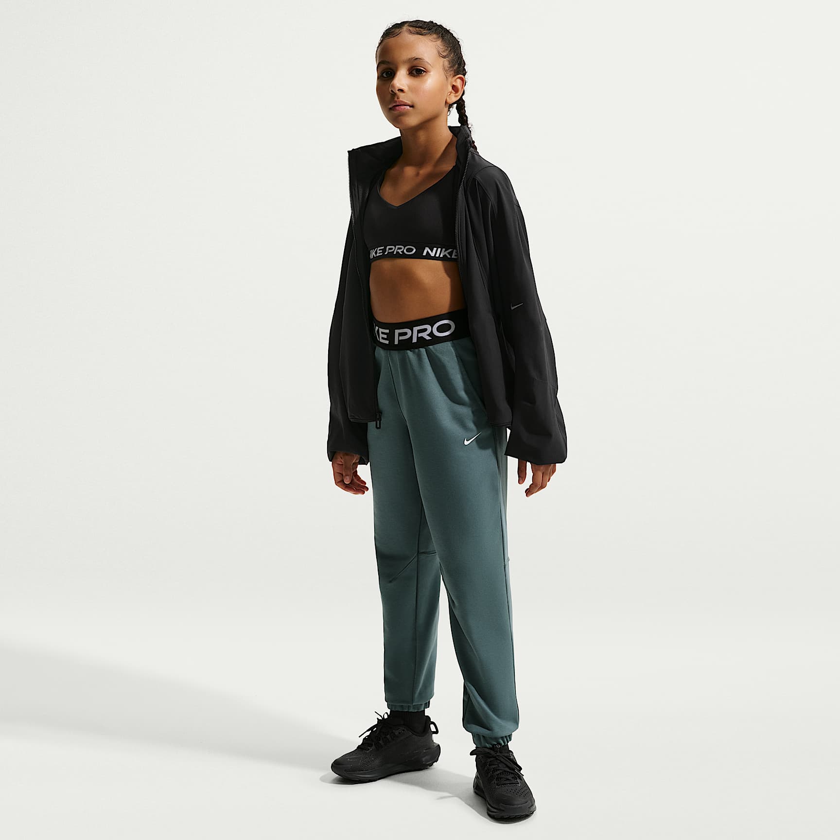 Nike Pro Fleece Big Kids' (Girls') Dri-FIT Joggers