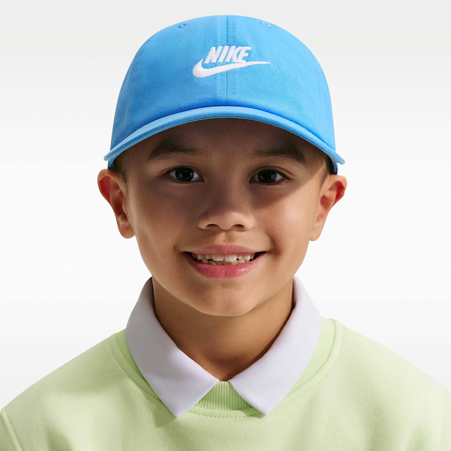 หมวกเด็กฟอกสีไร้โครง Futura Nike Club