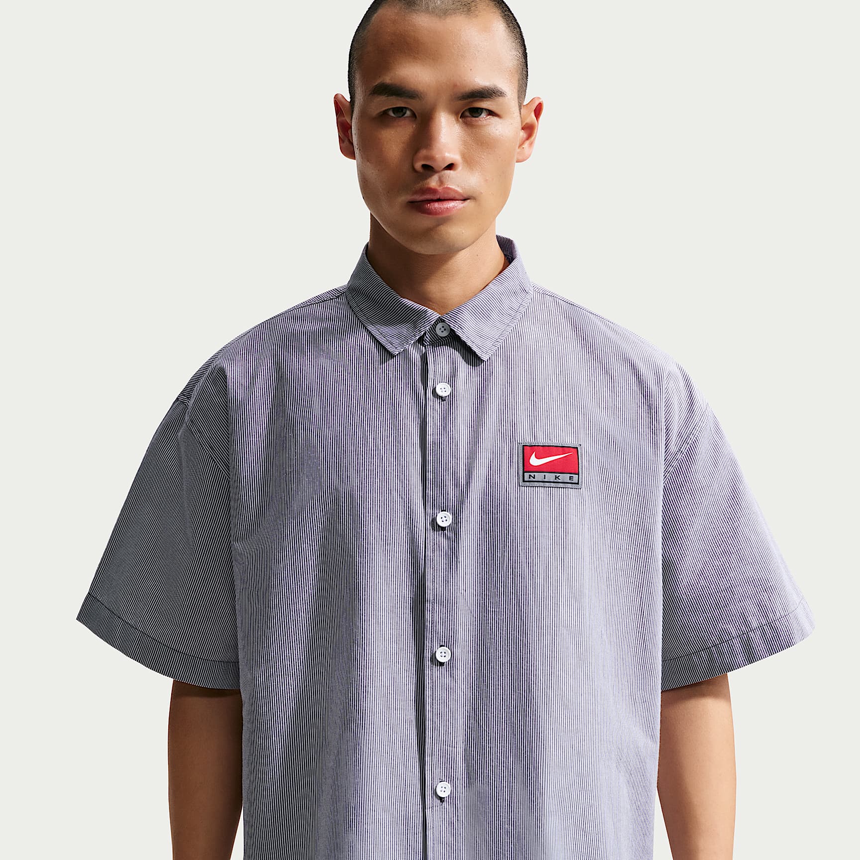 Nike Life Men's Short-Sleeve Button-Down Top