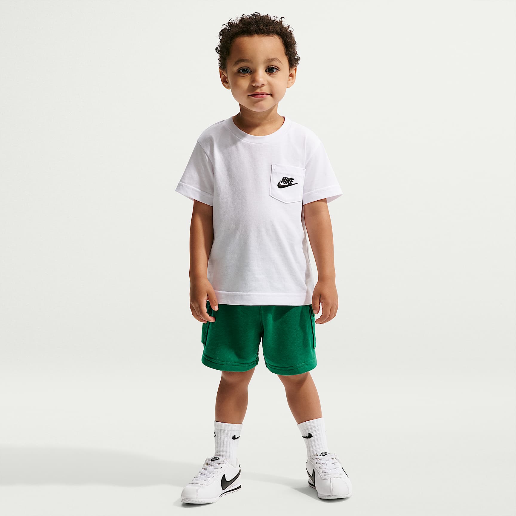 Nike Sportswear Toddler Pocket T-Shirt and French Terry Shorts Set