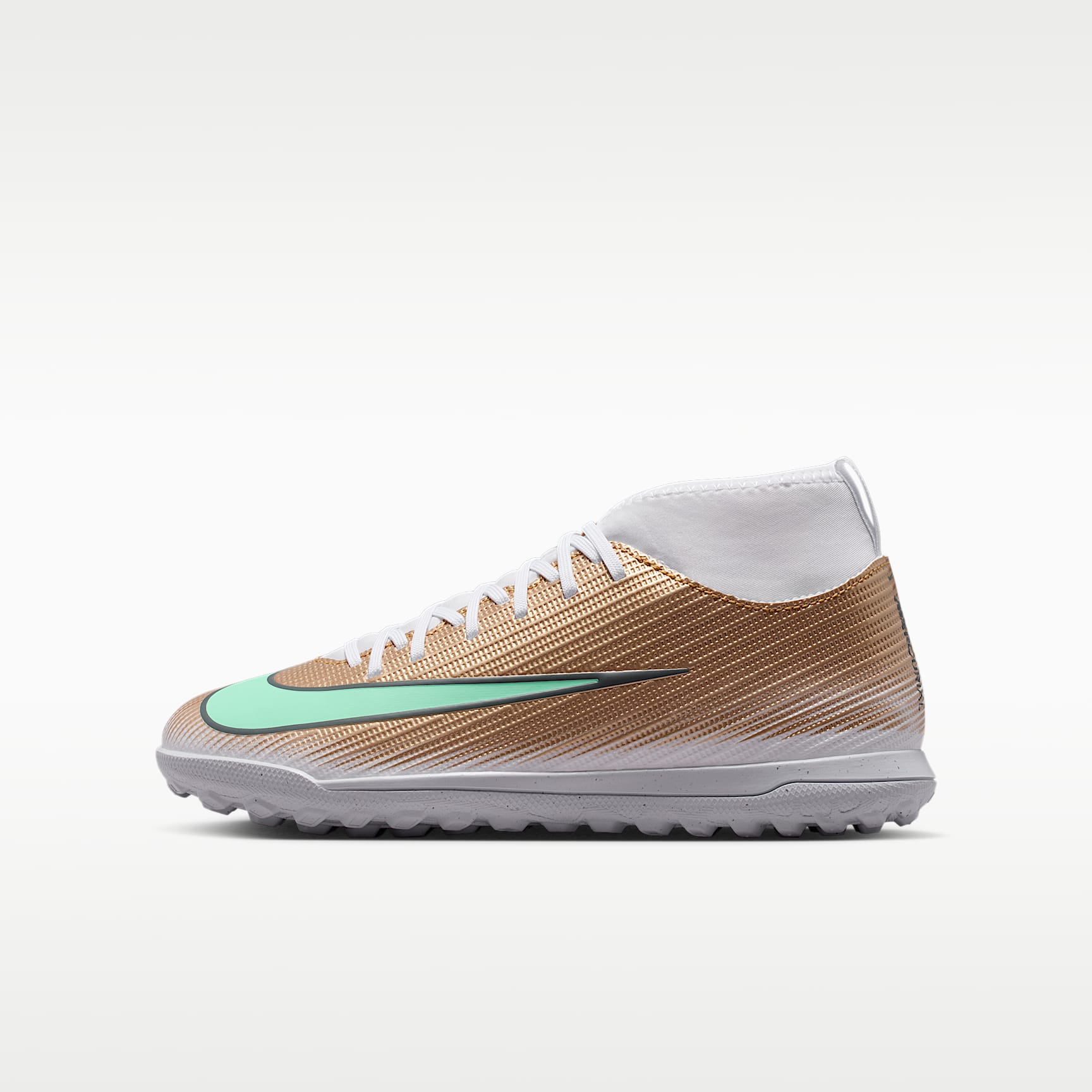 Nike Jr. Mercurial Superfly 11 Club "Kylian Mbappé" Big Kids' Turf High-Top Soccer Shoes