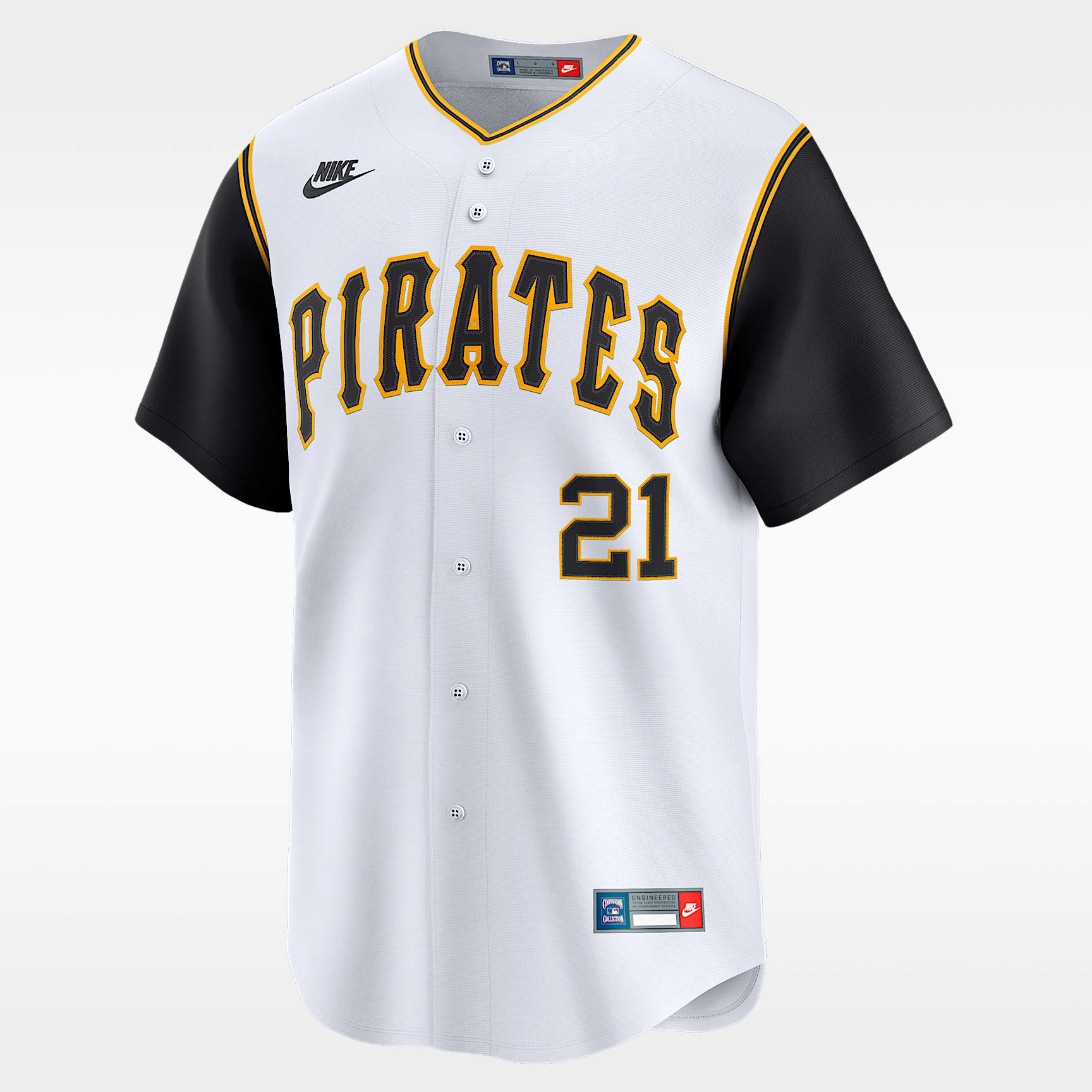 Jersey Nike Dri-FIT ADV de la MLB Limited para hombre Roberto Clemente Pittsburgh Pirates Cooperstown