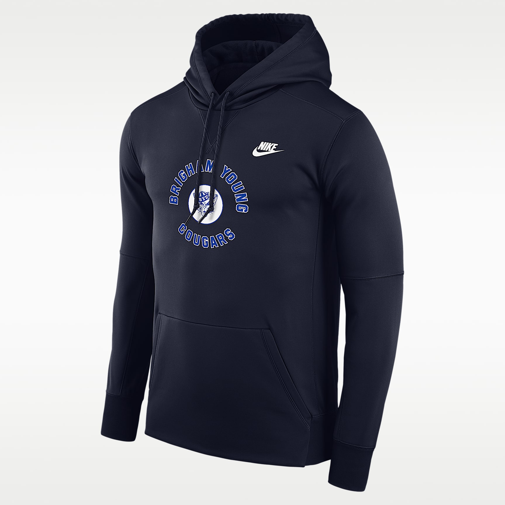 BYU Cougars Men's Nike Football Therma-FIT College Hoodie