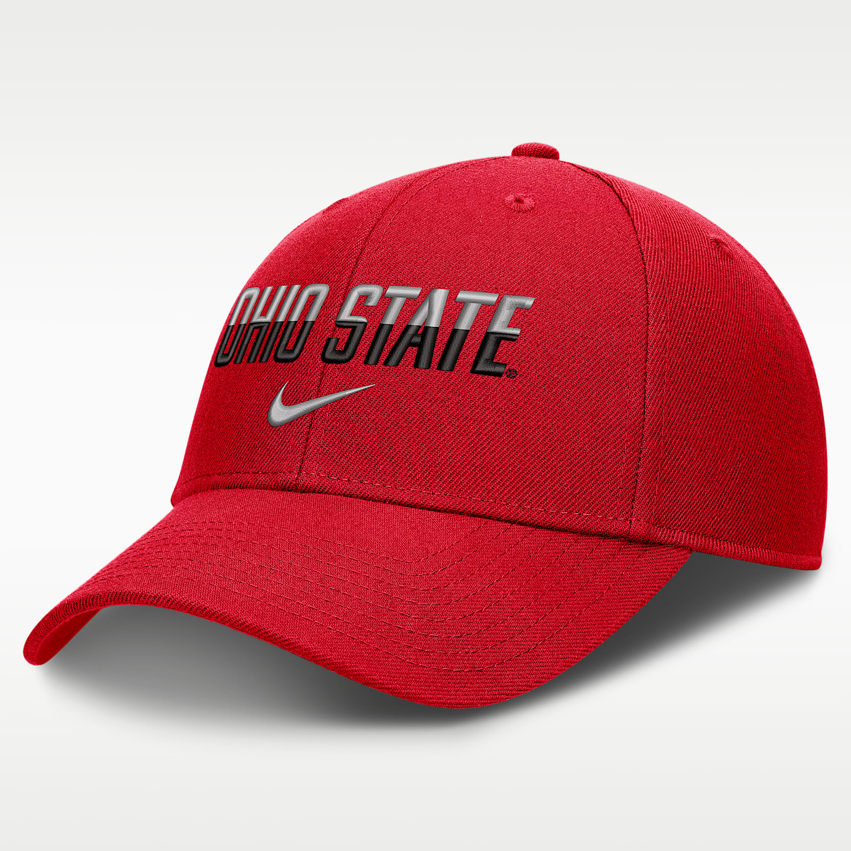 Ohio State Sideline Rise Gameday Men's Nike Dri-FIT College Trucker Adjustable Hat