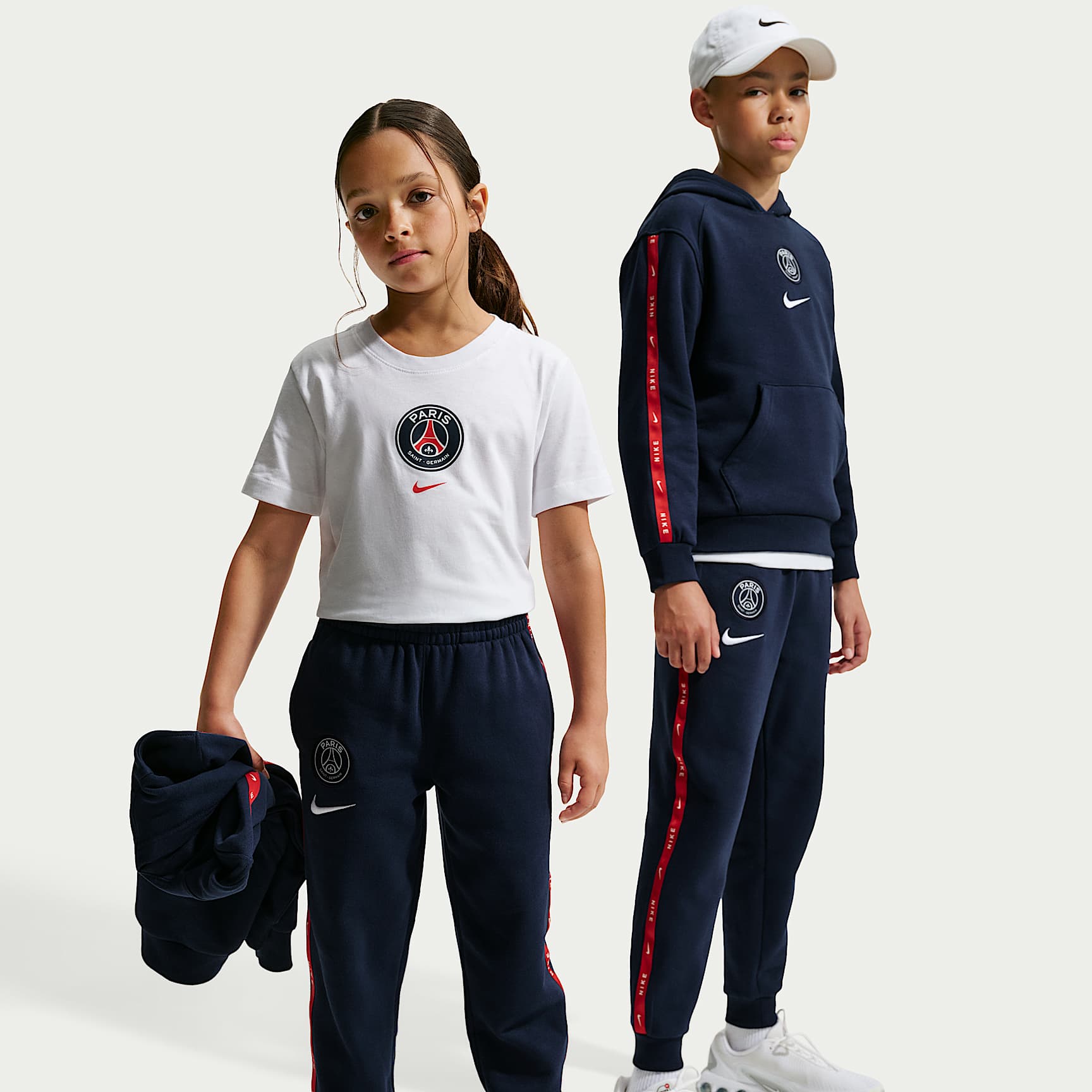 Paris Saint-Germain Home City Side Nike Fleece-Fußballjogger (Herren)
