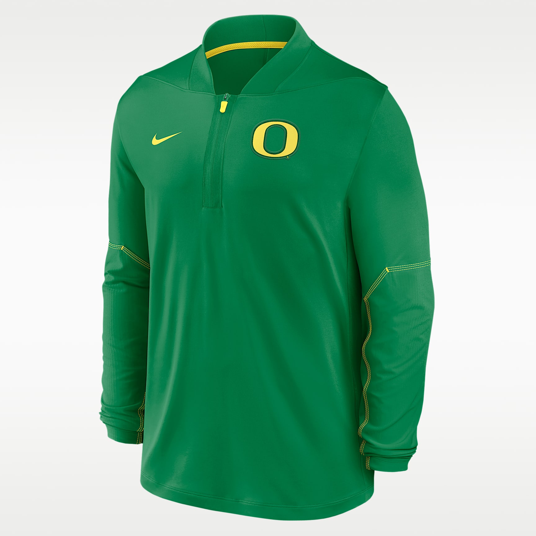 Playera universitaria Nike Dri-FIT de medio cierre para hombre Oregon Sideline