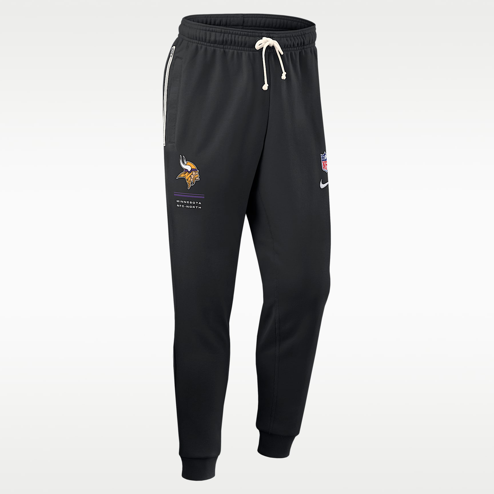 Pants Nike Dri-FIT de la NFL de pierna entallada para hombre Minnesota Vikings Sideline Standard Issue