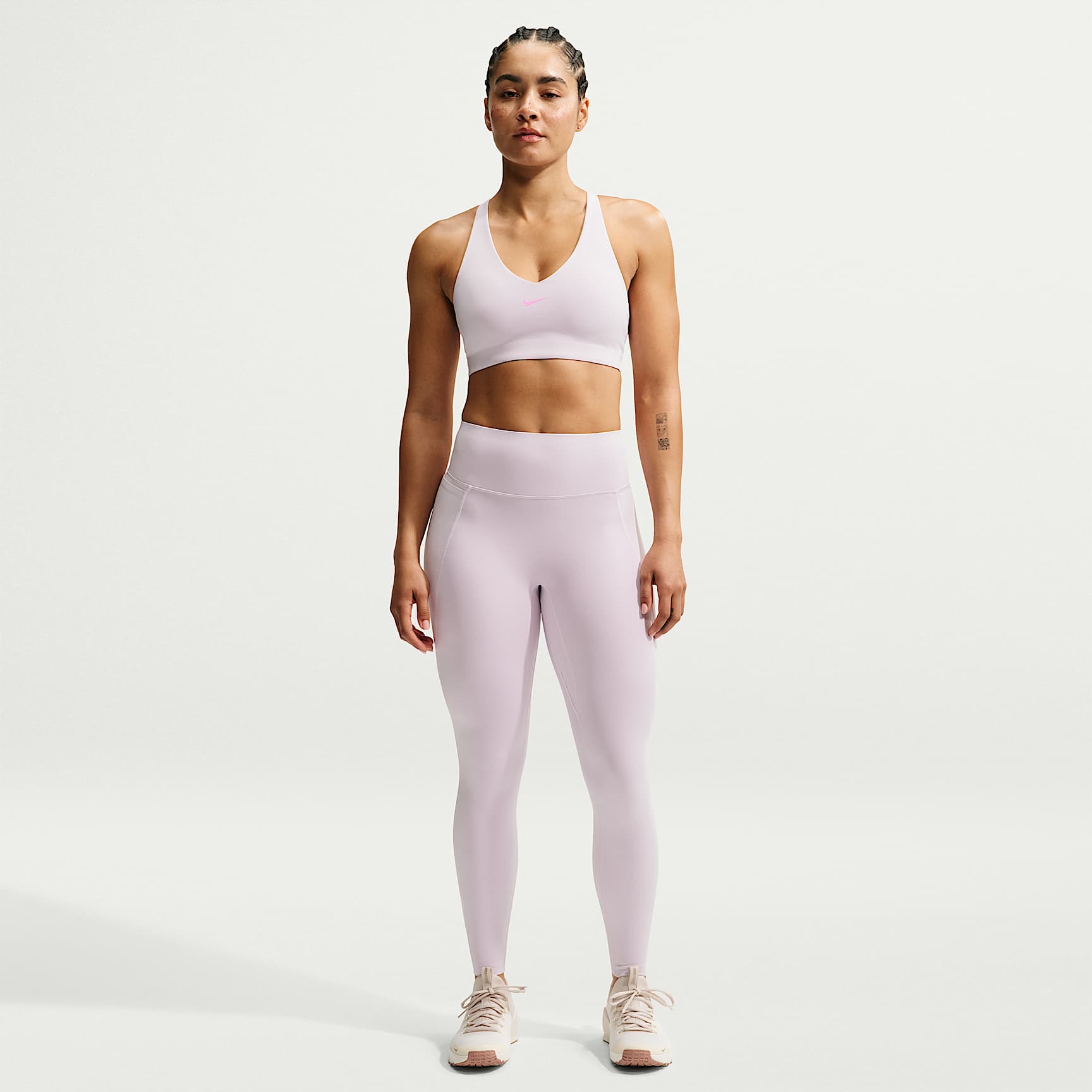 Nike Universa Women's High-Waisted 7/8 Leggings with No Front Seam
