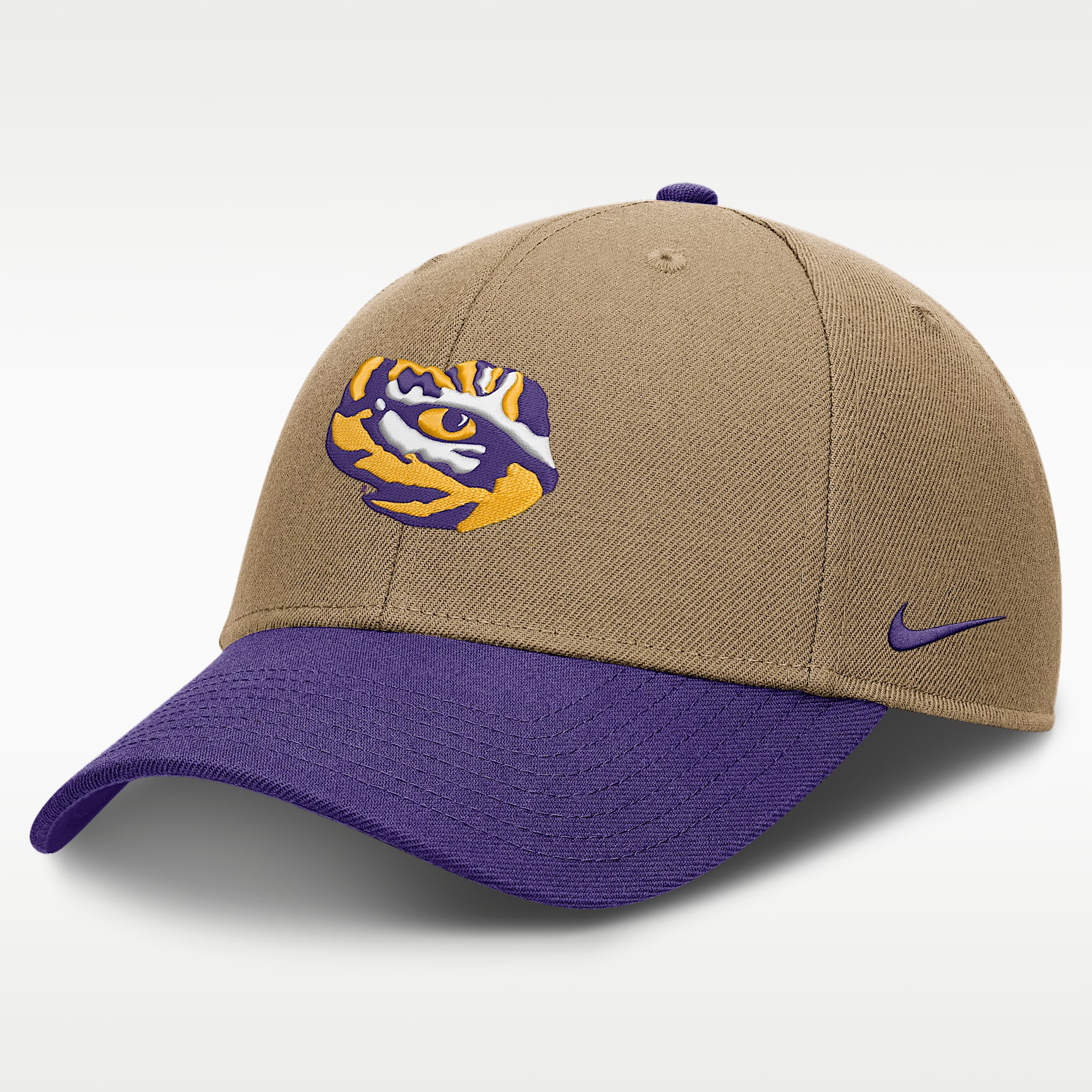 LSU Primetime Rise Men's Nike Dri-FIT College Trucker Adjustable Hat