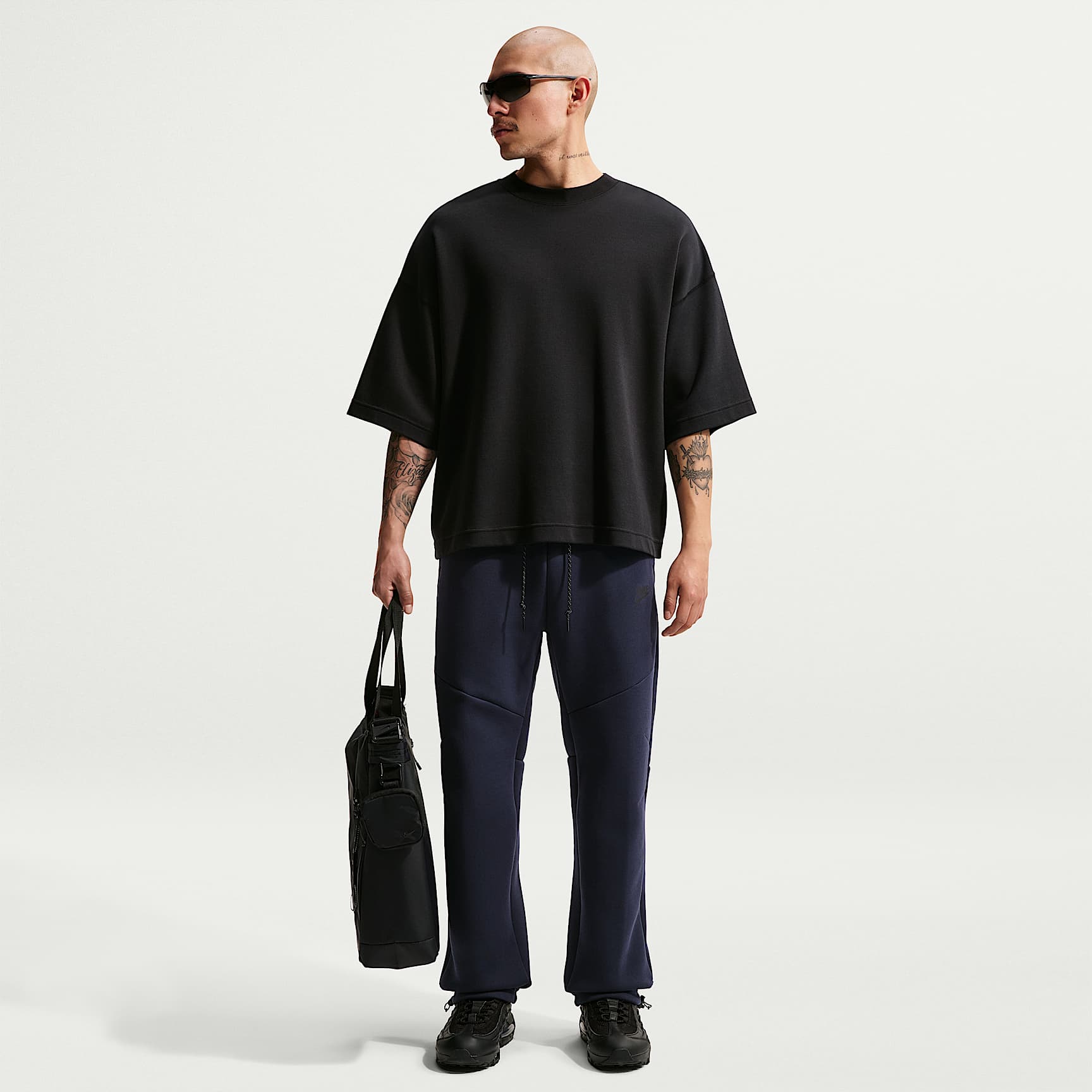 Pantalon à ourlet ouvert en Fleece Nike Tech pour homme