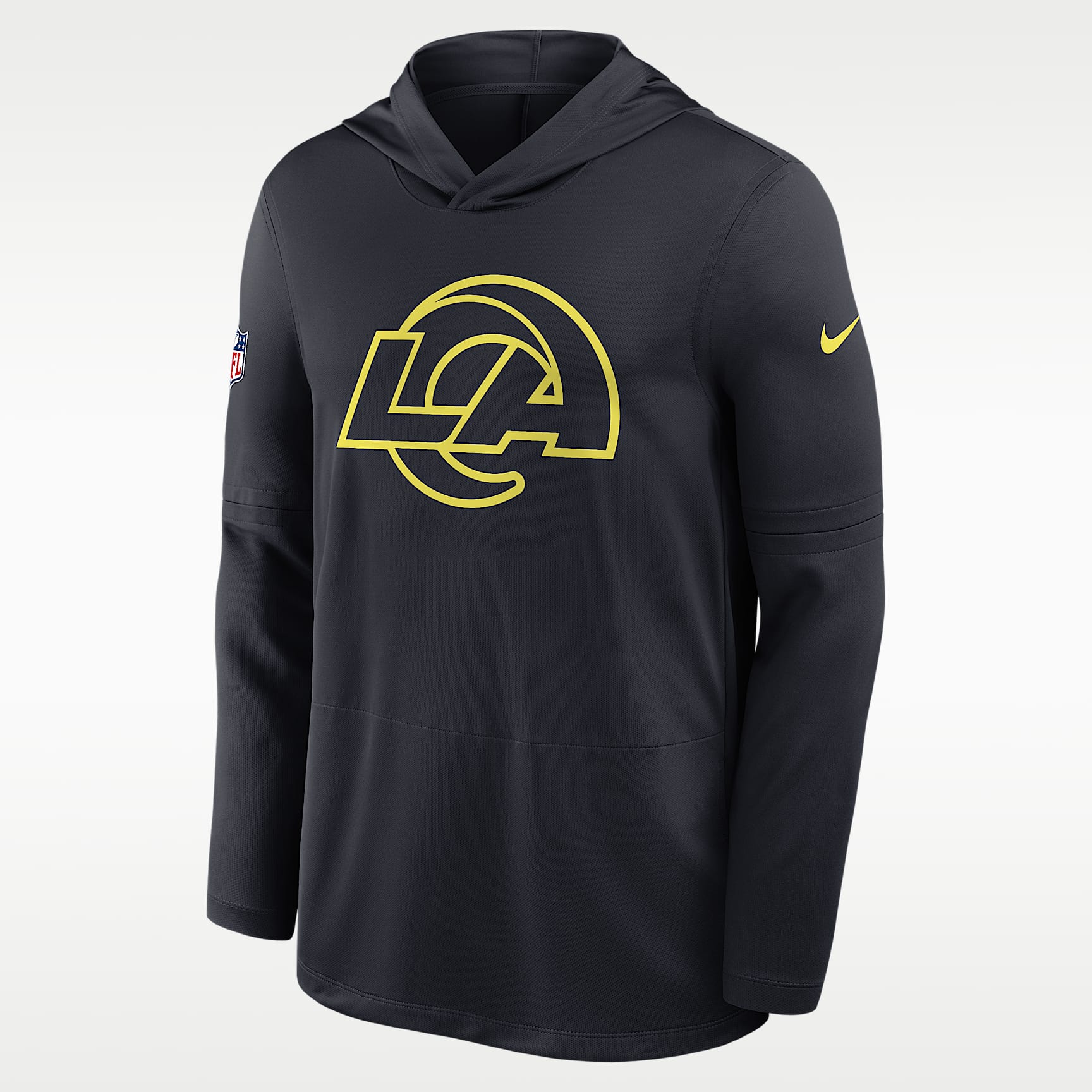 Los Angeles Rams Rivalries Collection Sideline Men's Nike Dri-FIT NFL Long-Sleeve Hooded Top