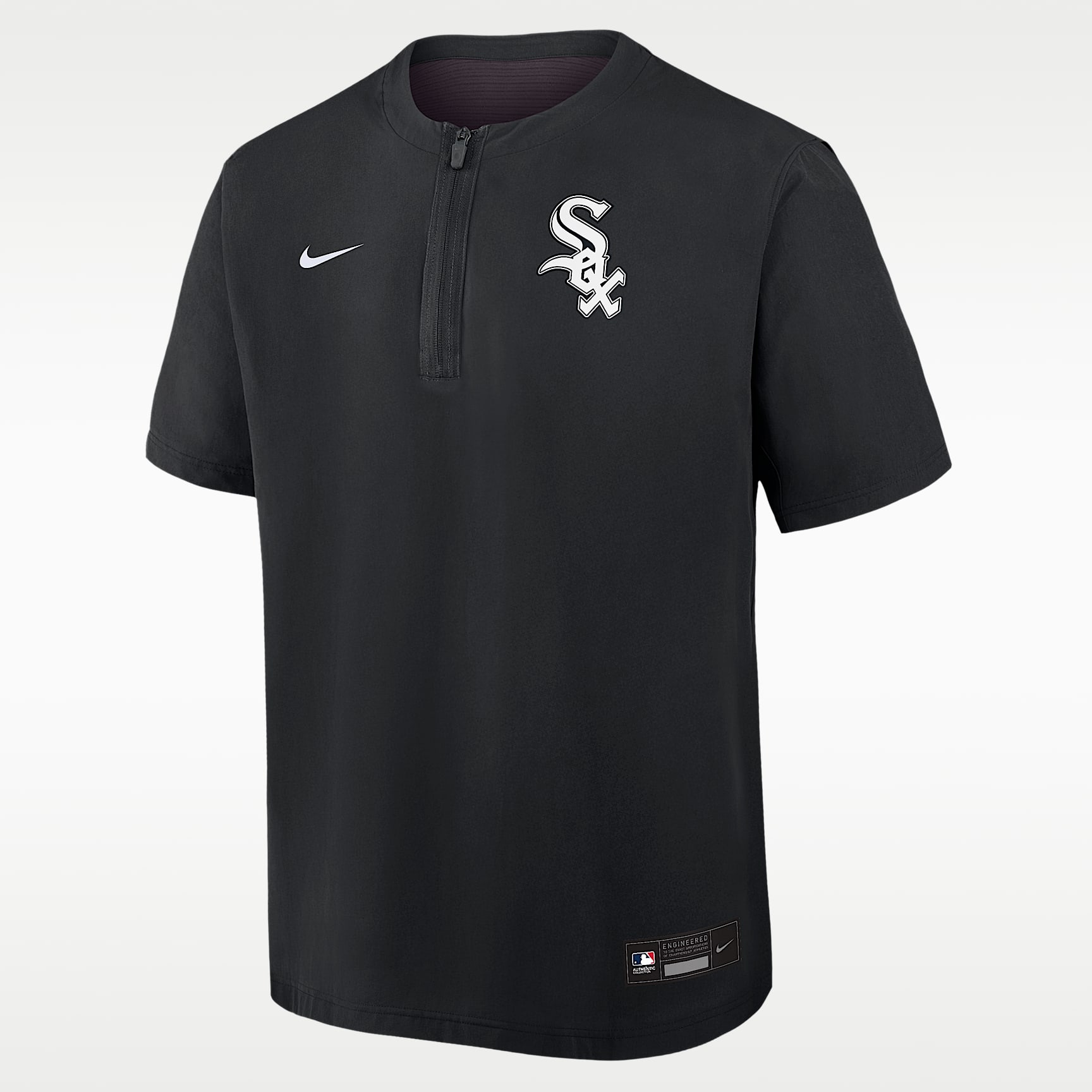 Chicago White Sox Authentic Collection Men's Nike Dri-FIT MLB 1/4-Zip Short-Sleeve Windshirt