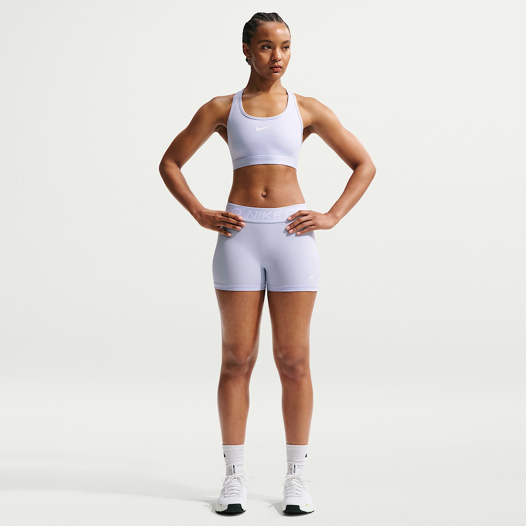 Shorts de ciclismo de tiro medio de 8 cm para mujer Nike Pro