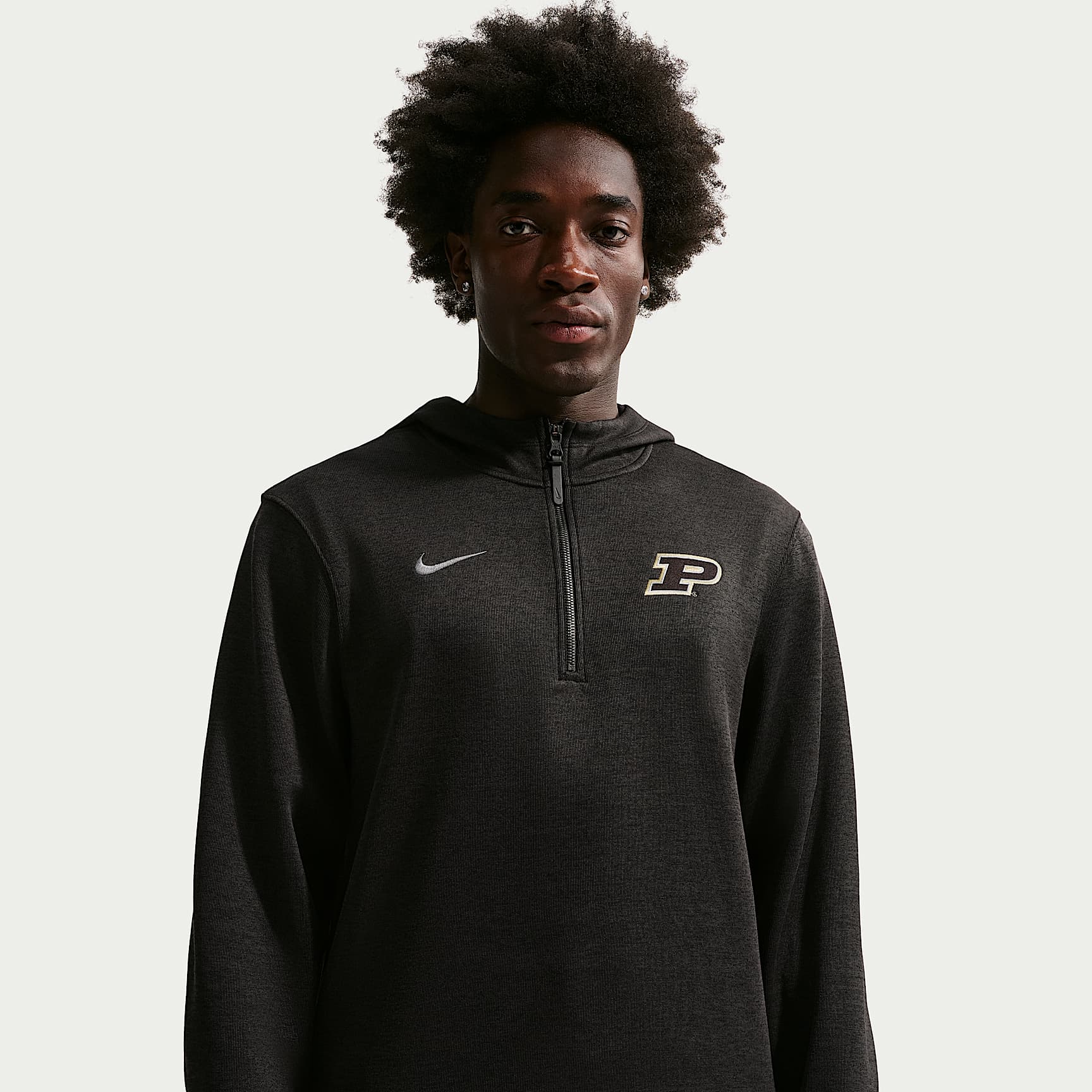 Purdue Boilermakers Nike NCAA Men's Basketball Coaches' Pullover Hoodie