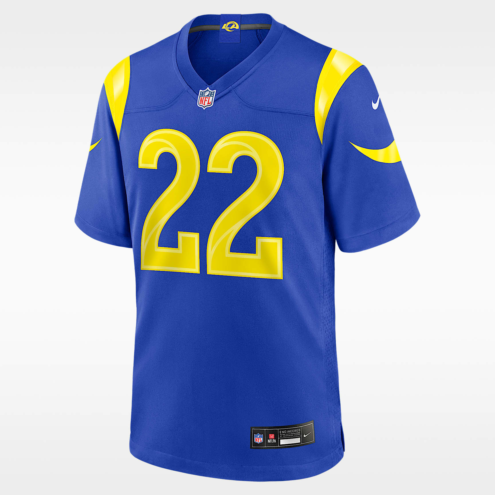 Jersey Nike de la NFL Game para hombre Kyren Williams Los Angeles Rams