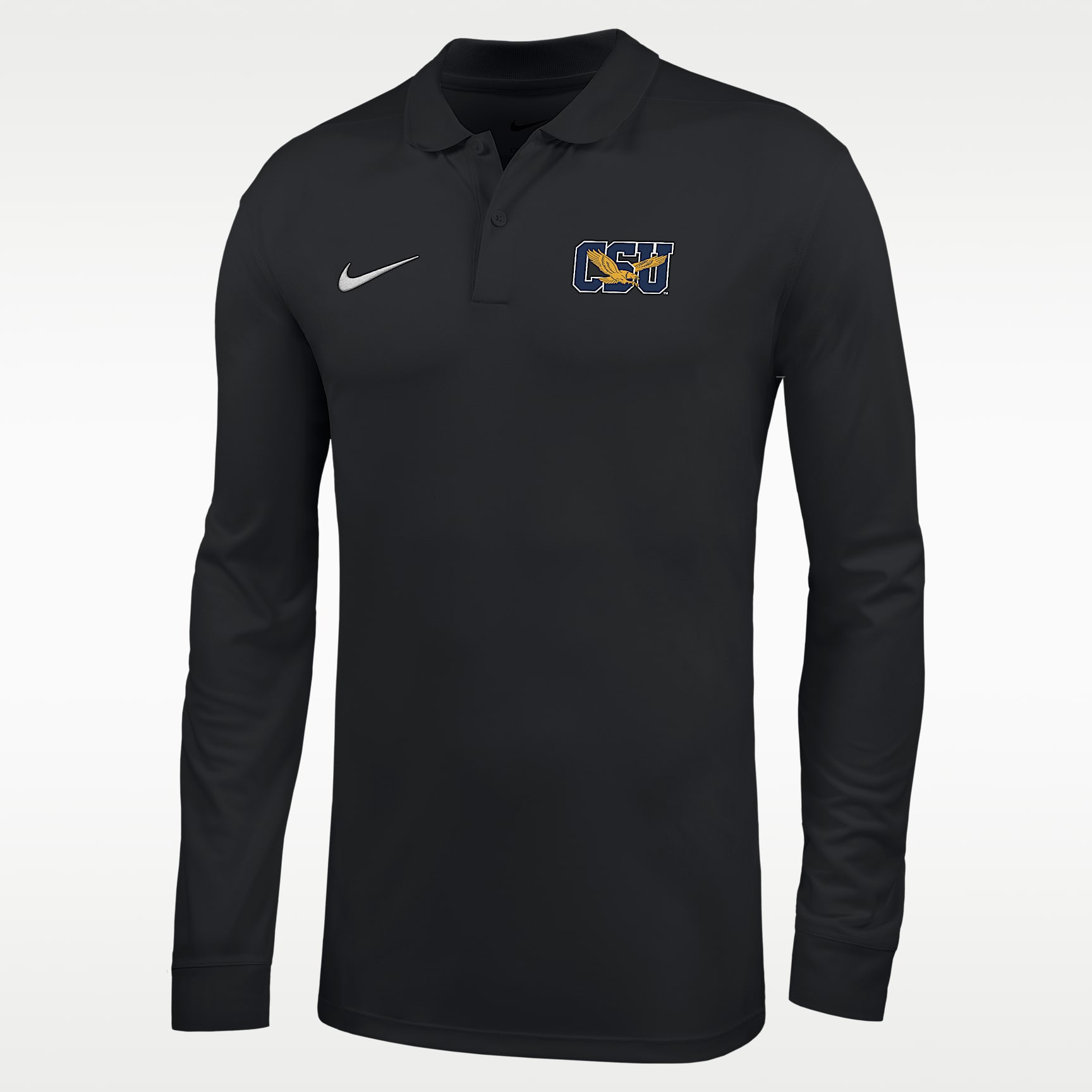 Nike College (Coppin State University) Men's Dri-FIT Long-Sleeve Polo