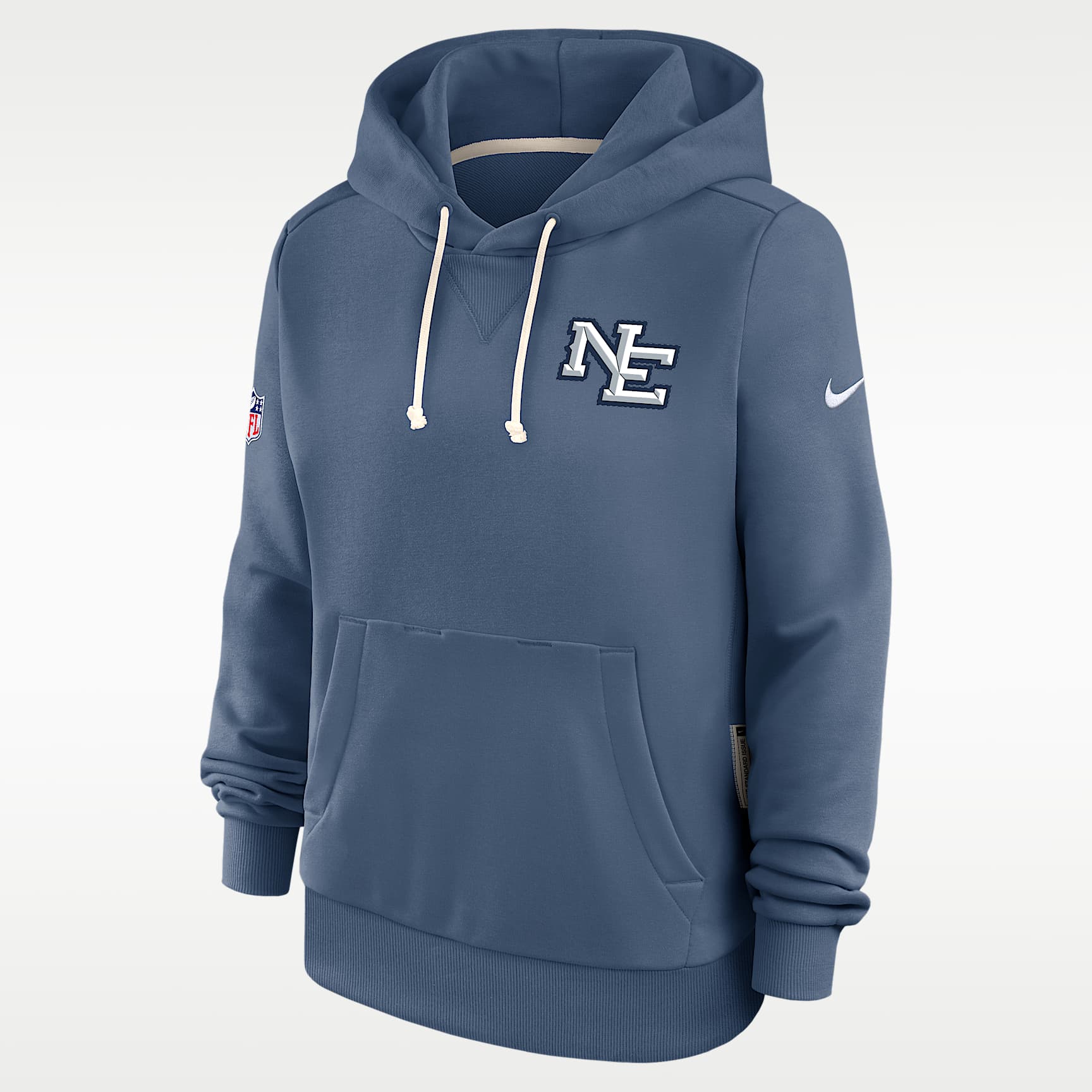 Sudadera con gorro sin cierre Nike Dri-FIT de la NFL para mujer New England Patriots Rivalries Collection Sideline