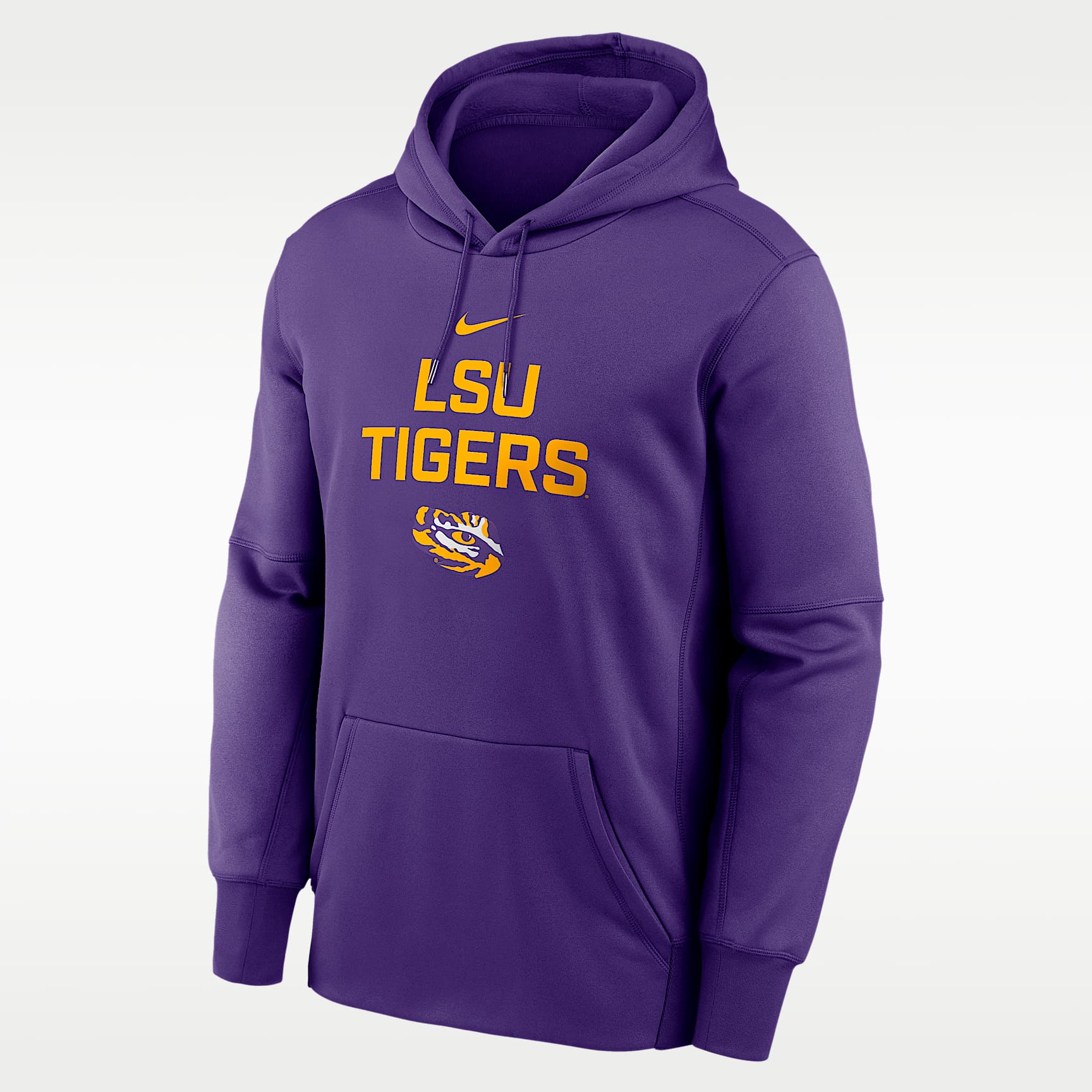 LSU Team Stacked Men’s Nike Therma College Pullover Hoodie