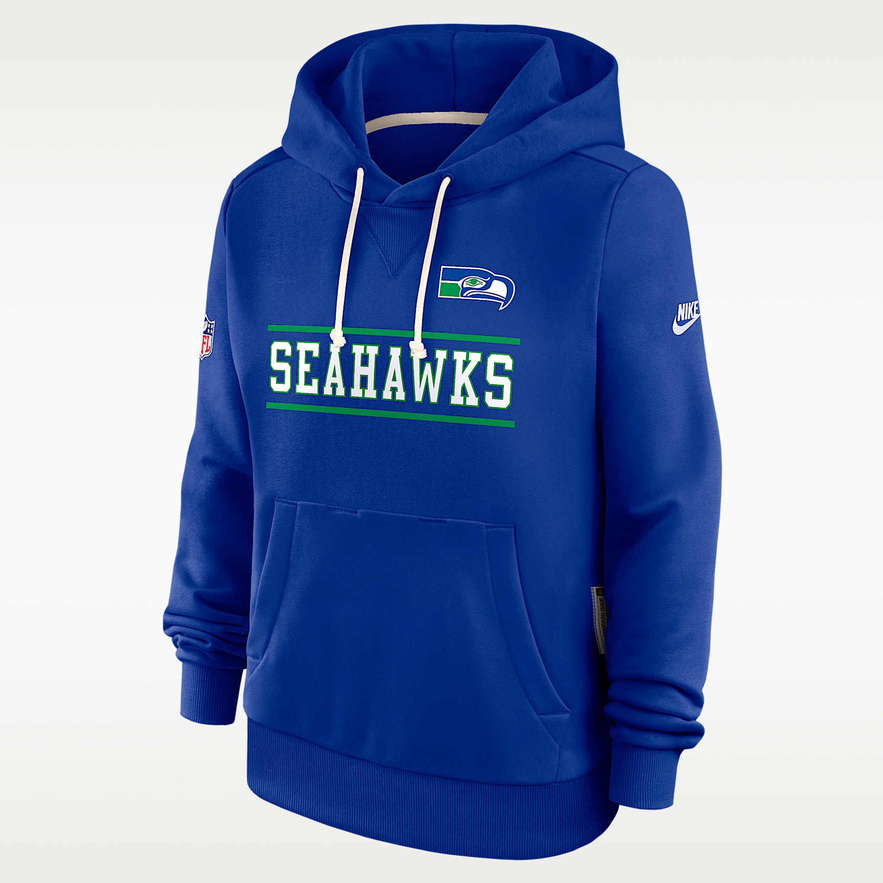 Seattle Seahawks Sideline Standard Issue Alt Women's Nike Dri-FIT NFL Pullover Hoodie