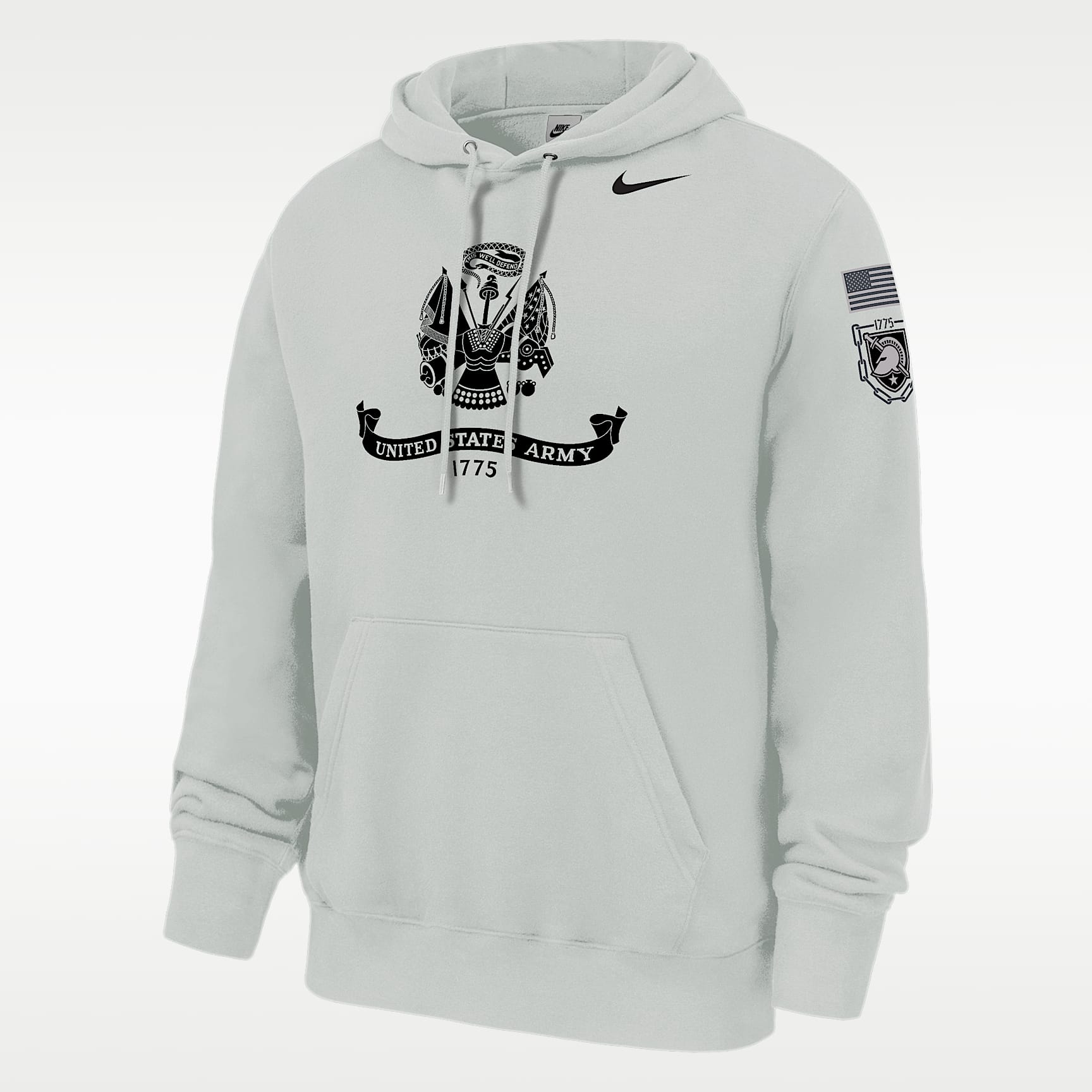 Sudadera con gorro sin cierre universitaria Nike para hombre Army Rivalry Club
