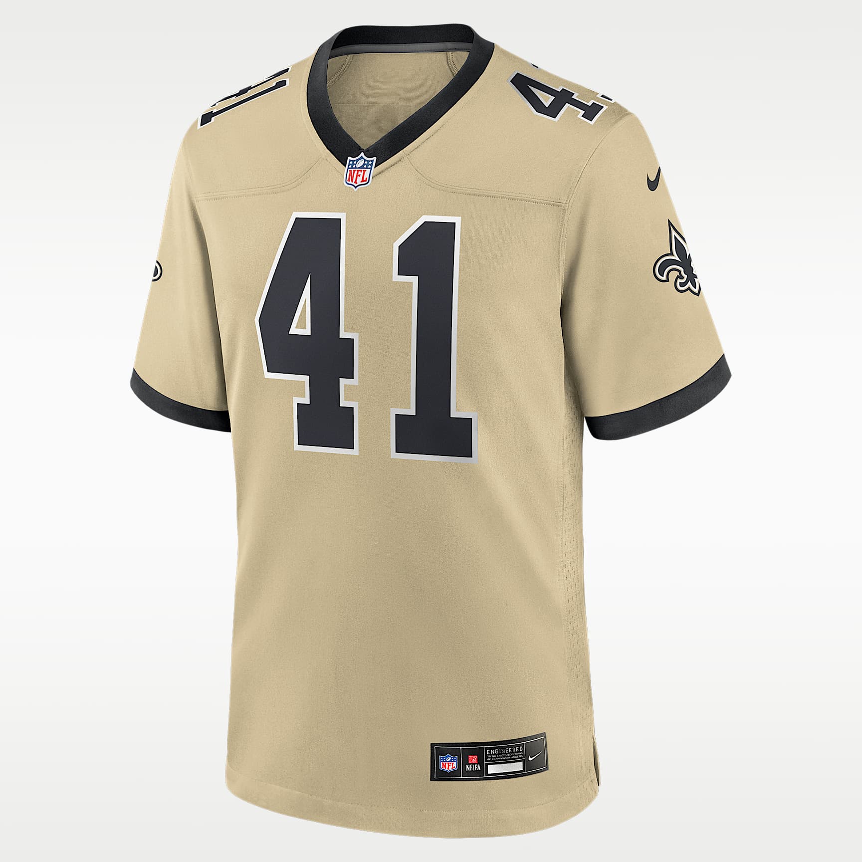 Jersey Nike de la NFL Game para niños talla grande Alvin Kamara New Orleans Saints