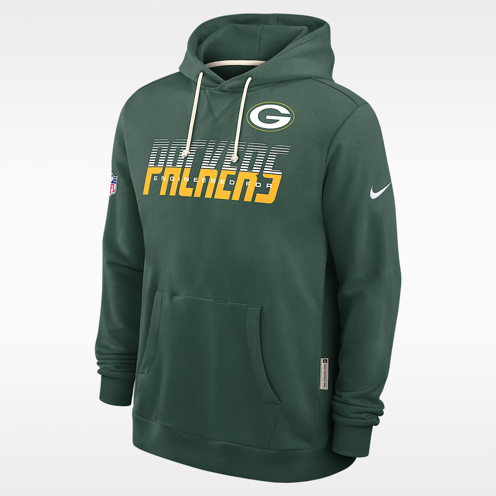 Green Bay Packers Sideline Standard Issue Men's Nike Dri-FIT NFL Pullover Hoodie