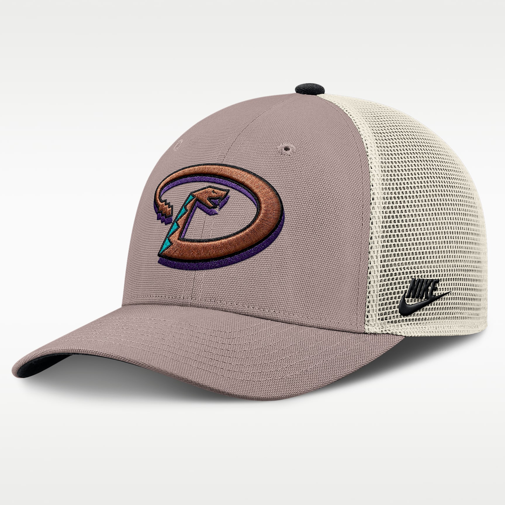Arizona Diamondbacks Cooperstown Rise Men's Nike MLB Adjustable Trucker Hat