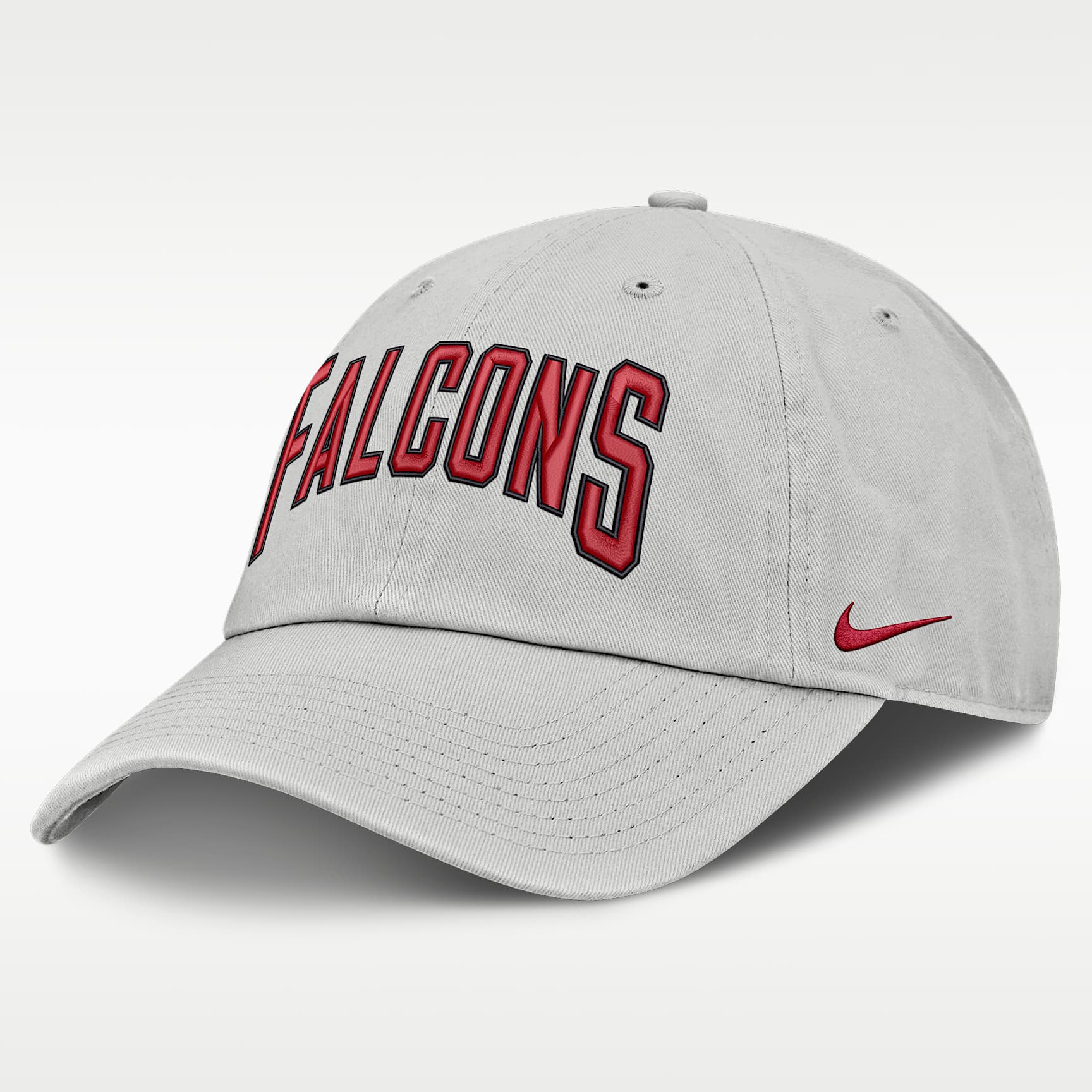 Gorra ajustable Nike de la NFL para hombre los Atlanta Falcons Primetime Club Arched