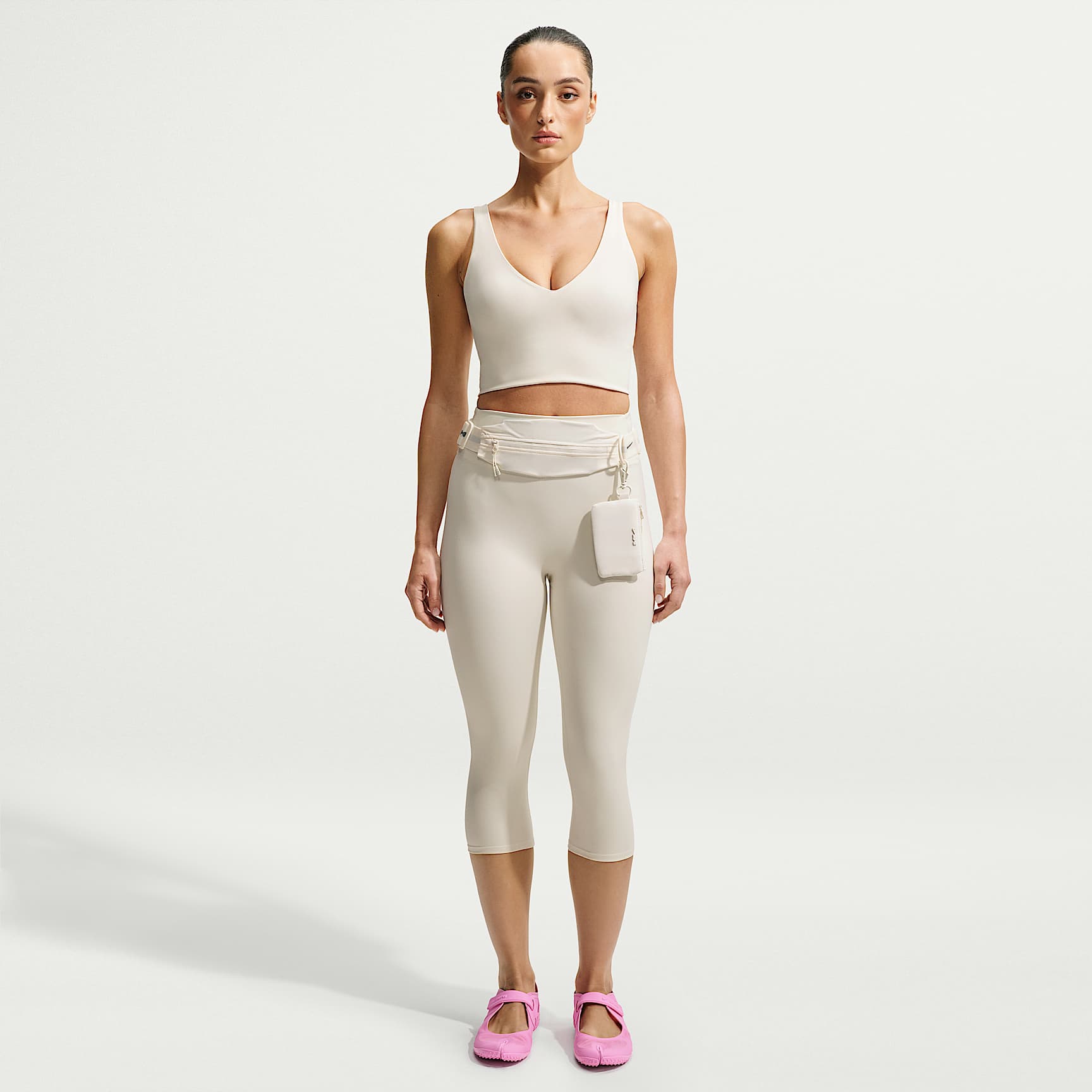Legginsy damskie o skróconym kroju z wysokim stanem 43 cm NikeSKIMS Matte