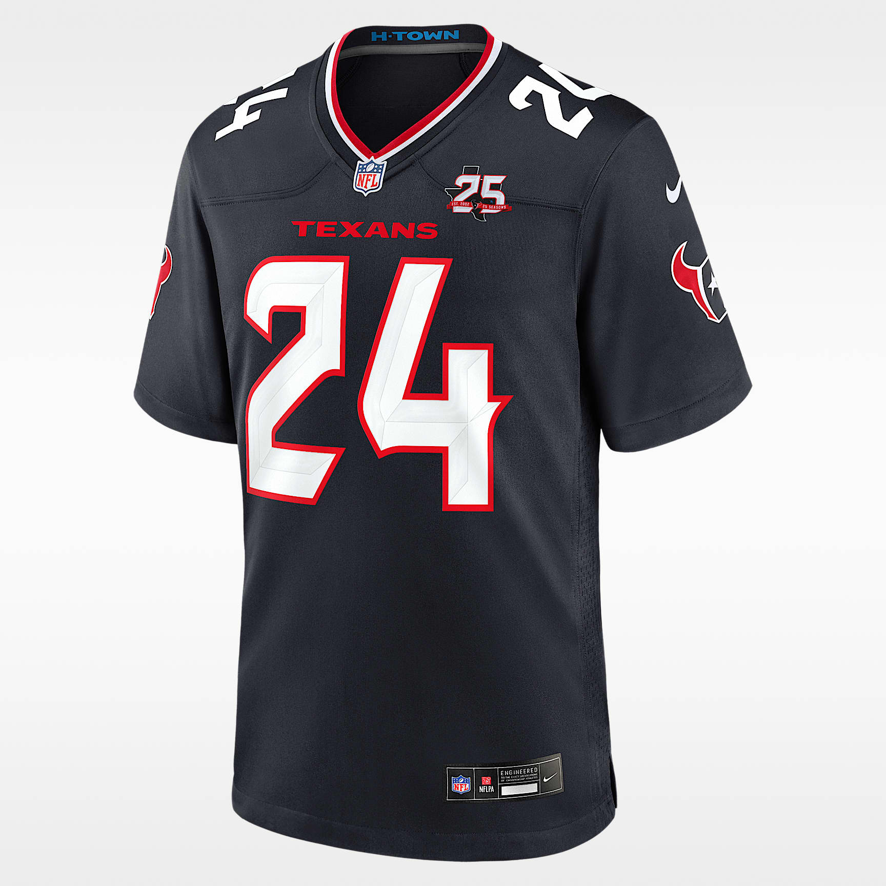Derek Stingley Jr. Houston Texans 25th Season Men's Nike NFL Game Jersey