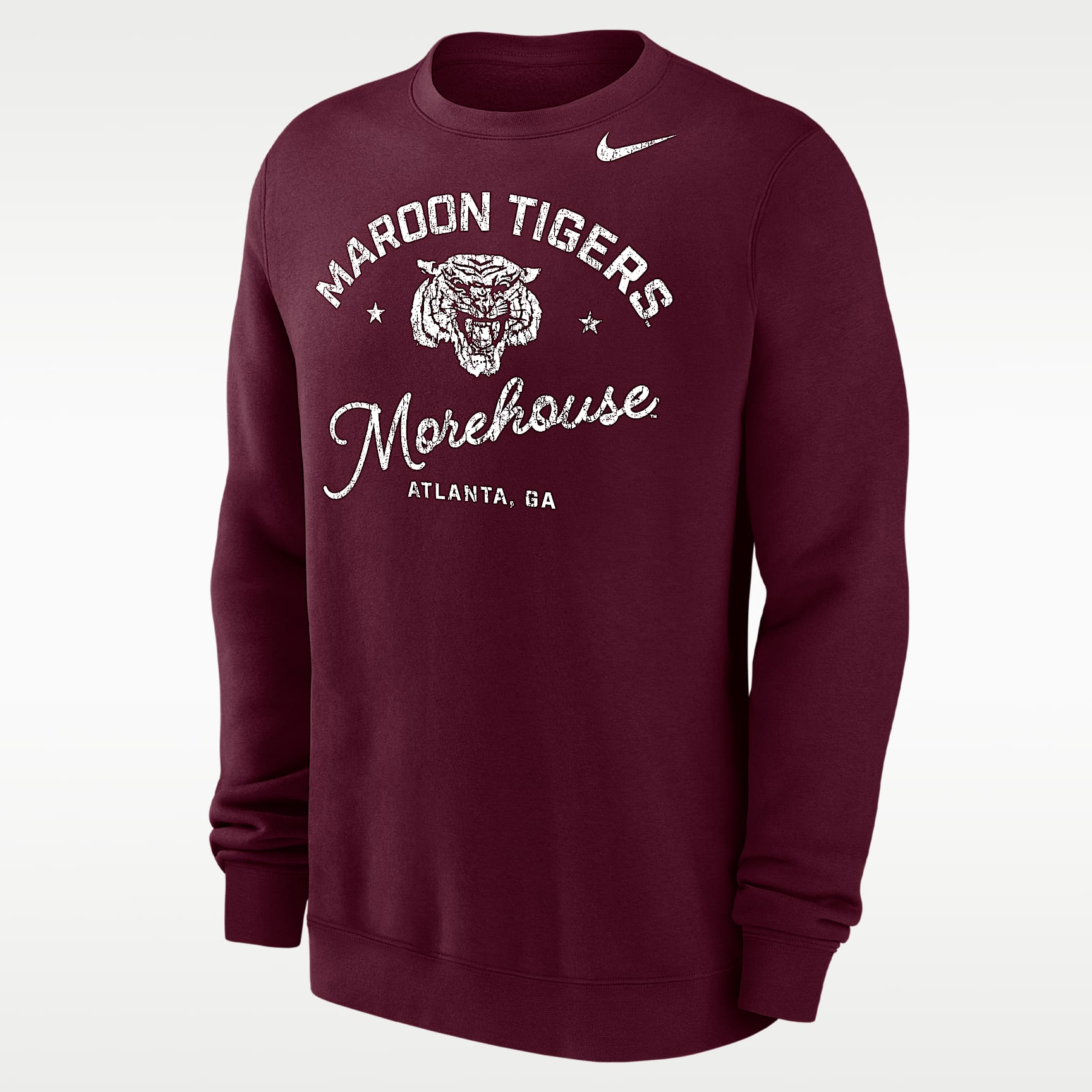 Nike College (Morehouse College) Men’s Club Fleece Crew-Neck Sweatshirt