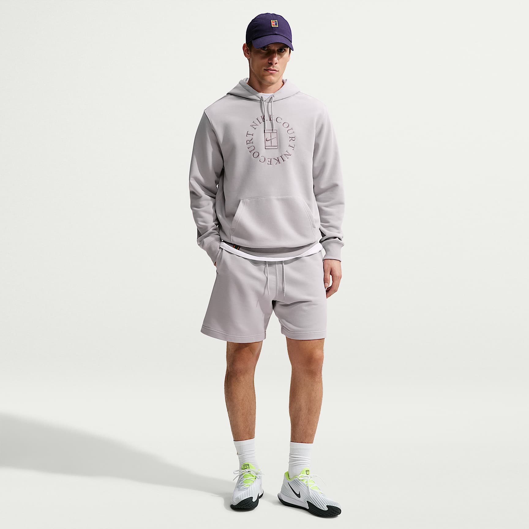 NikeCourt Heritage Men's Dri-FIT Fleece Tennis Shorts