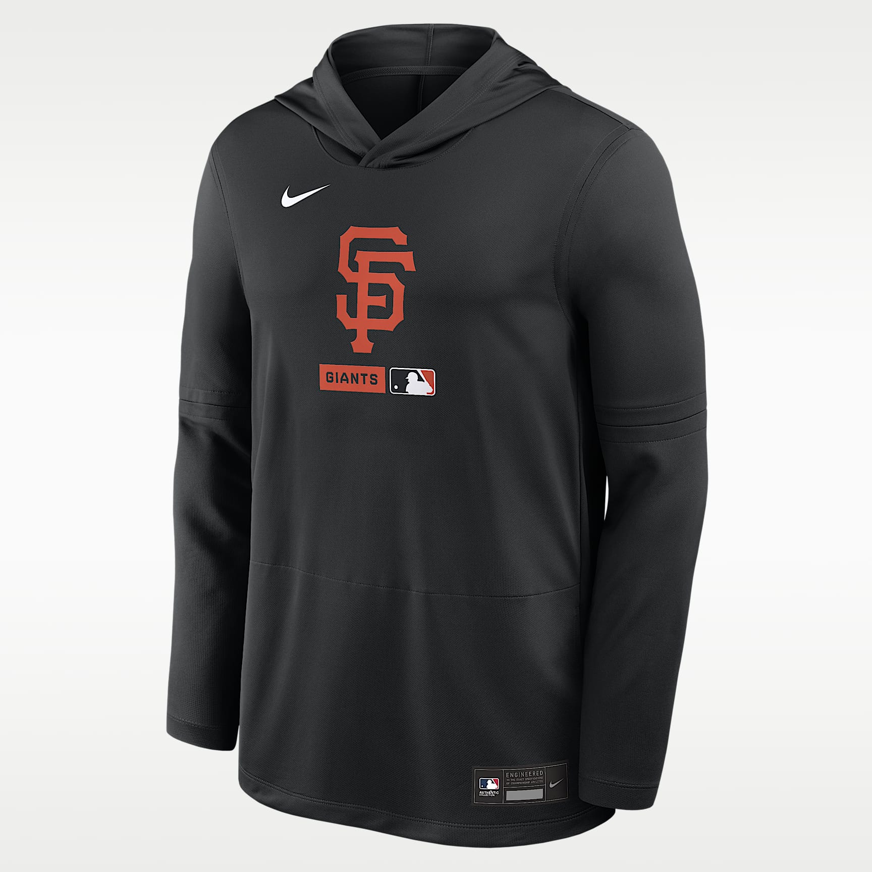San Francisco Giants Authentic Collection Men's Nike Dri-FIT MLB Long-Sleeve Hooded Top