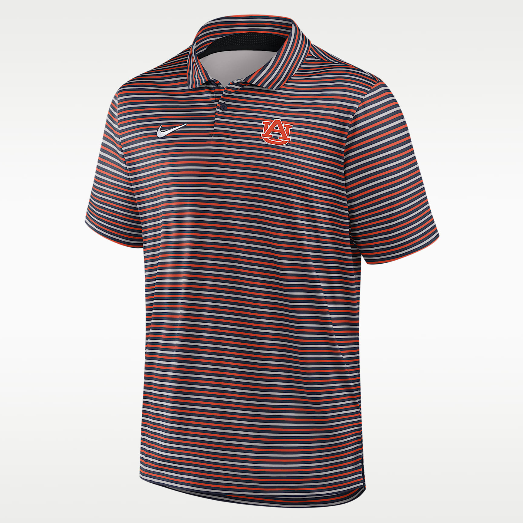 Polo universitario Nike Dri-FIT para hombre Auburn Tour Stripe