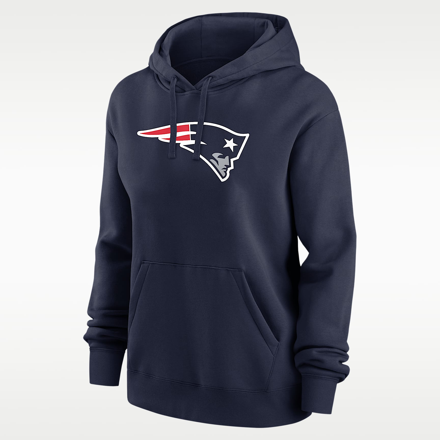 Sudadera con gorro sin cierre Nike de la NFL para mujer Drake Maye New England Patriots