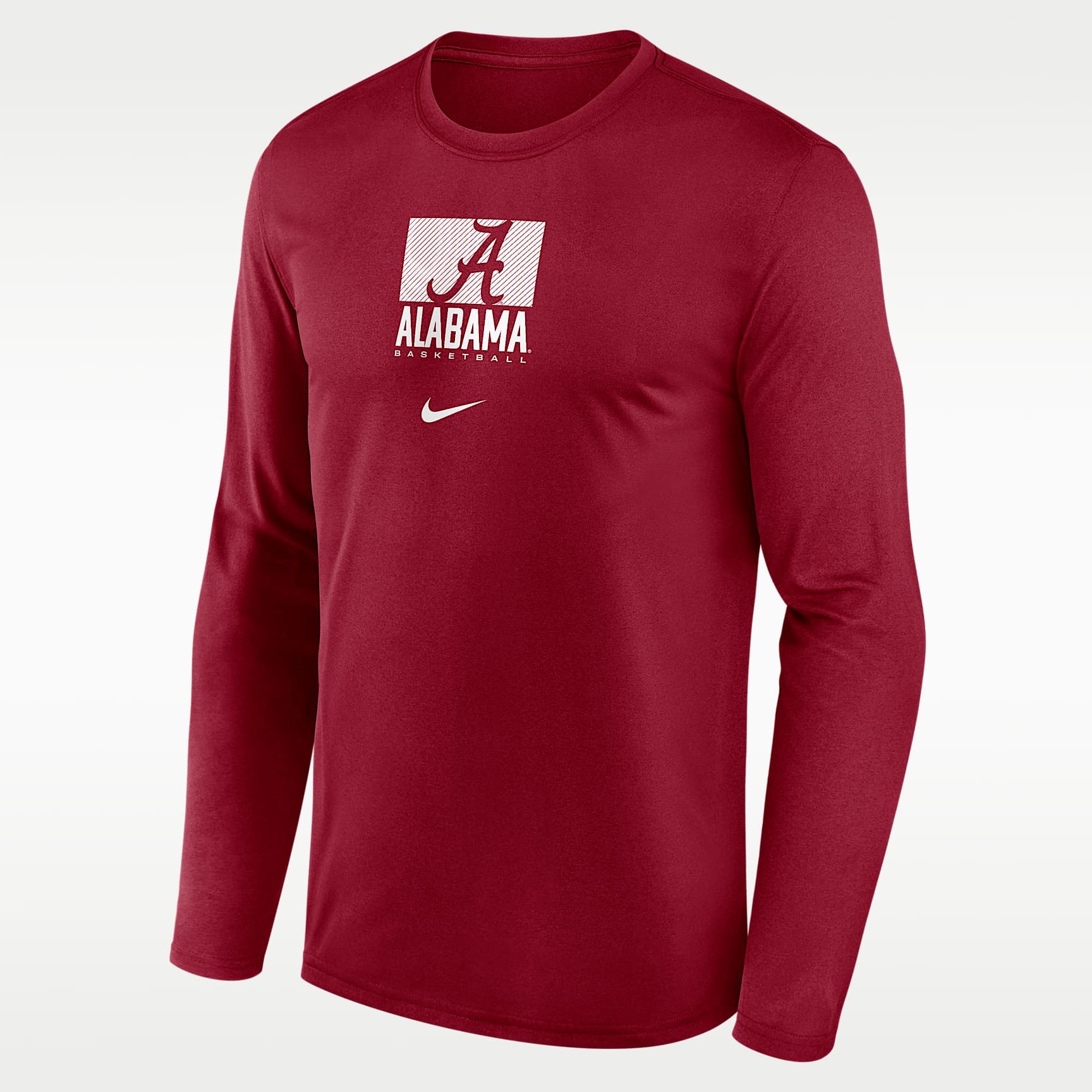 Alabama Courtside Men's Nike Dri-FIT College Long-Sleeve T-Shirt