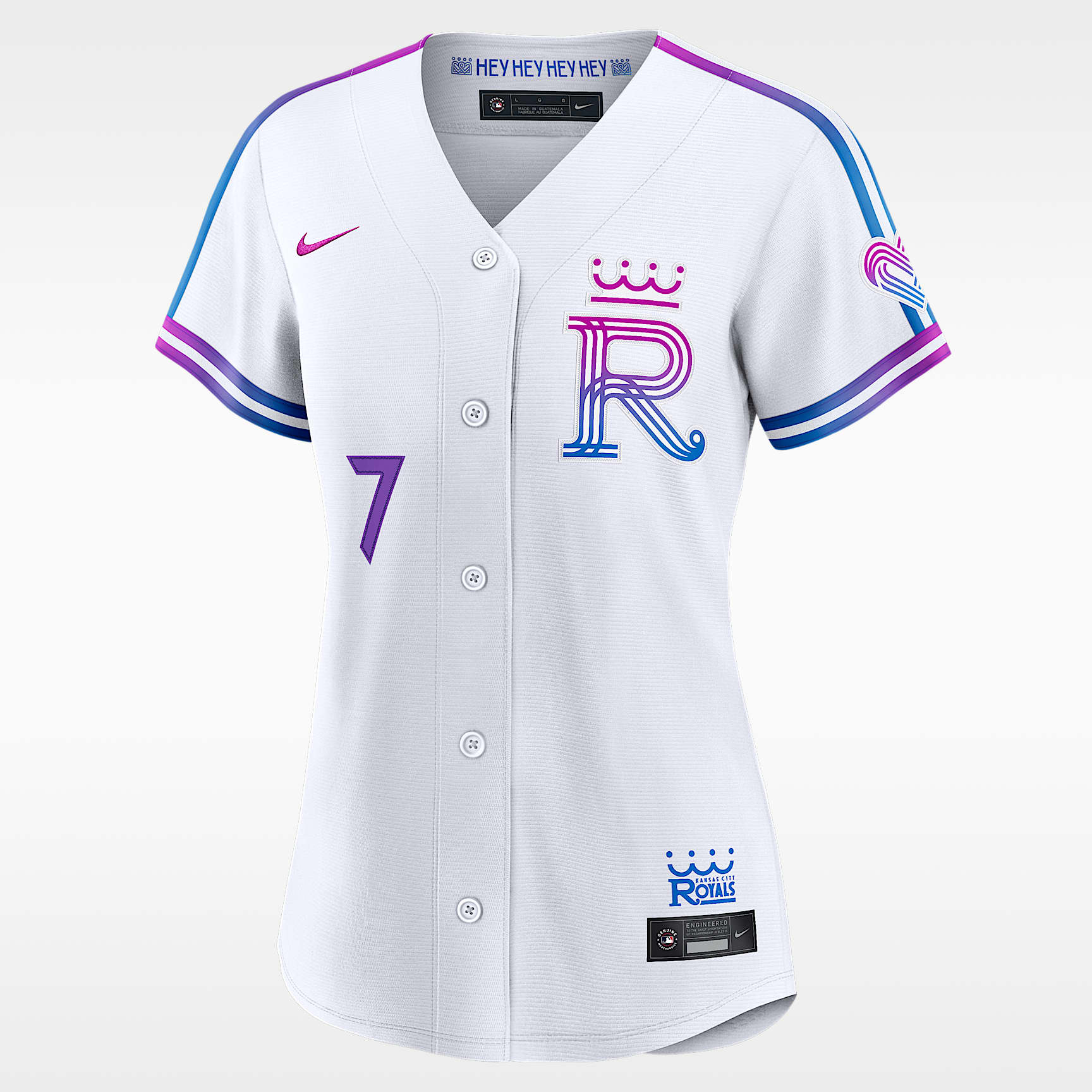 Jersey Nike de la MLB Stadium para mujer Bobby Witt Jr. Kansas City Royals