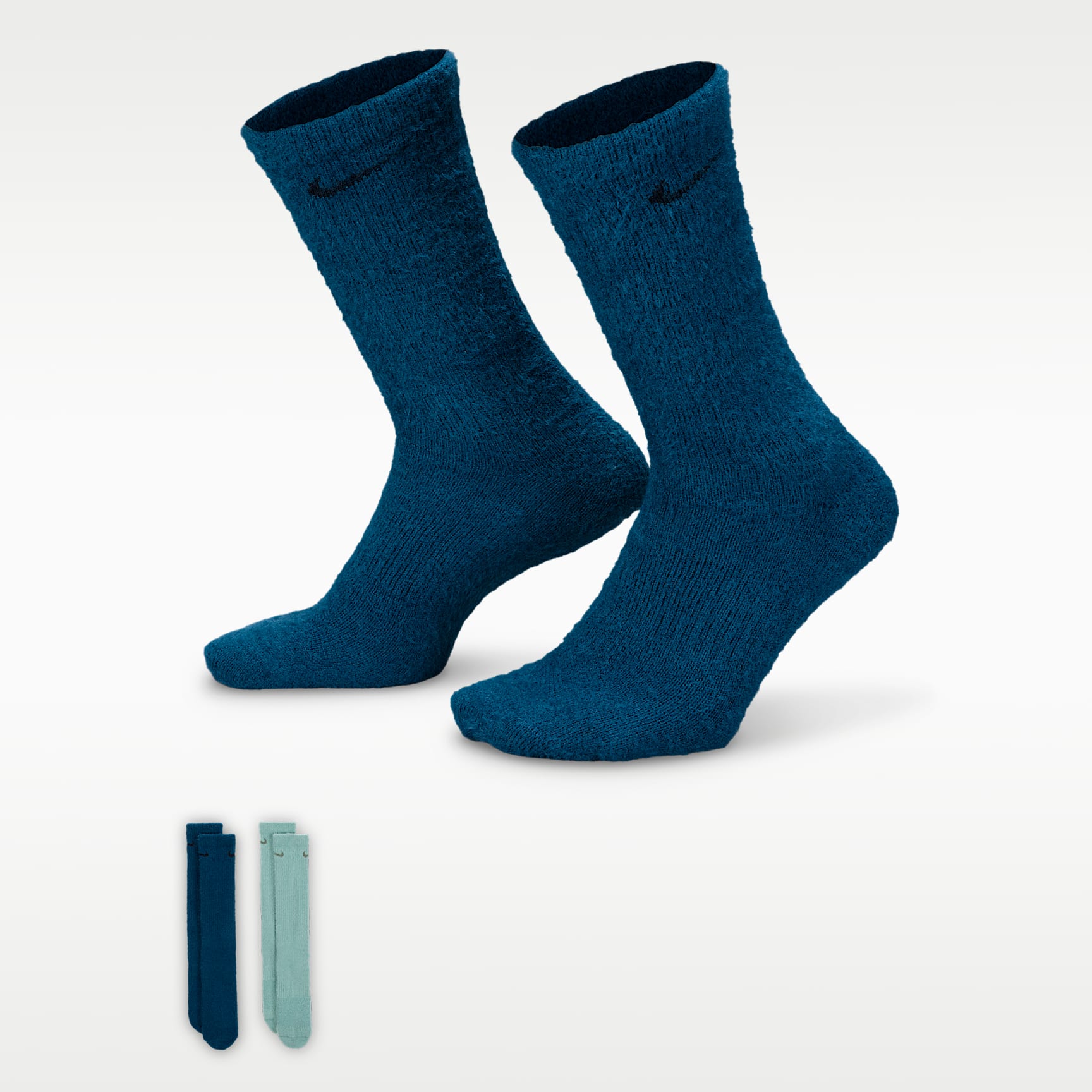 Nike Everyday Cushioned Cosy Crew Socks (2 Pairs)