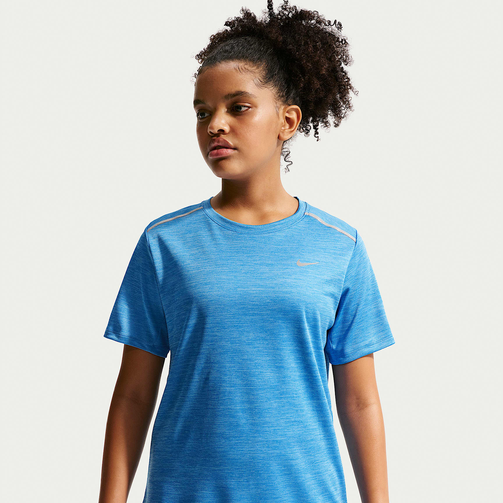 Nike Miler Older Kids' Dri-FIT Short-Sleeve Top